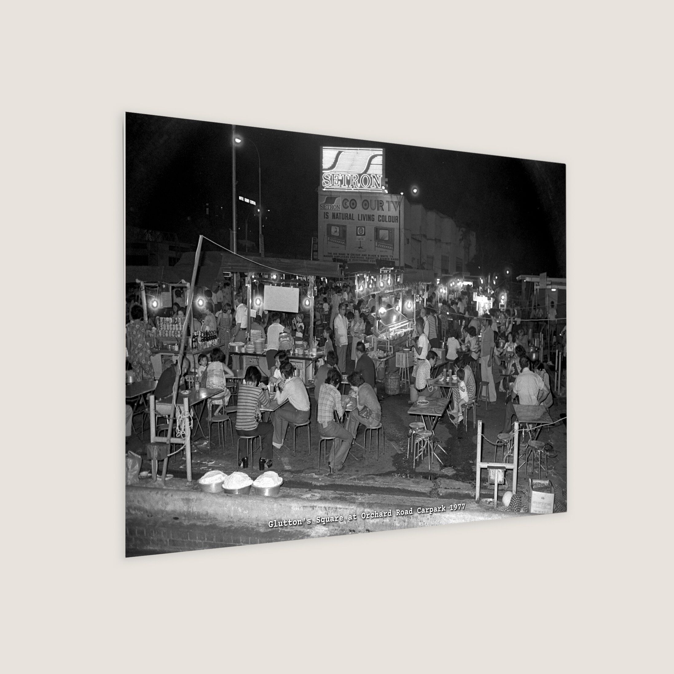 Glutton's Square at Orchard Road Carpark 1977-My Sg Memories