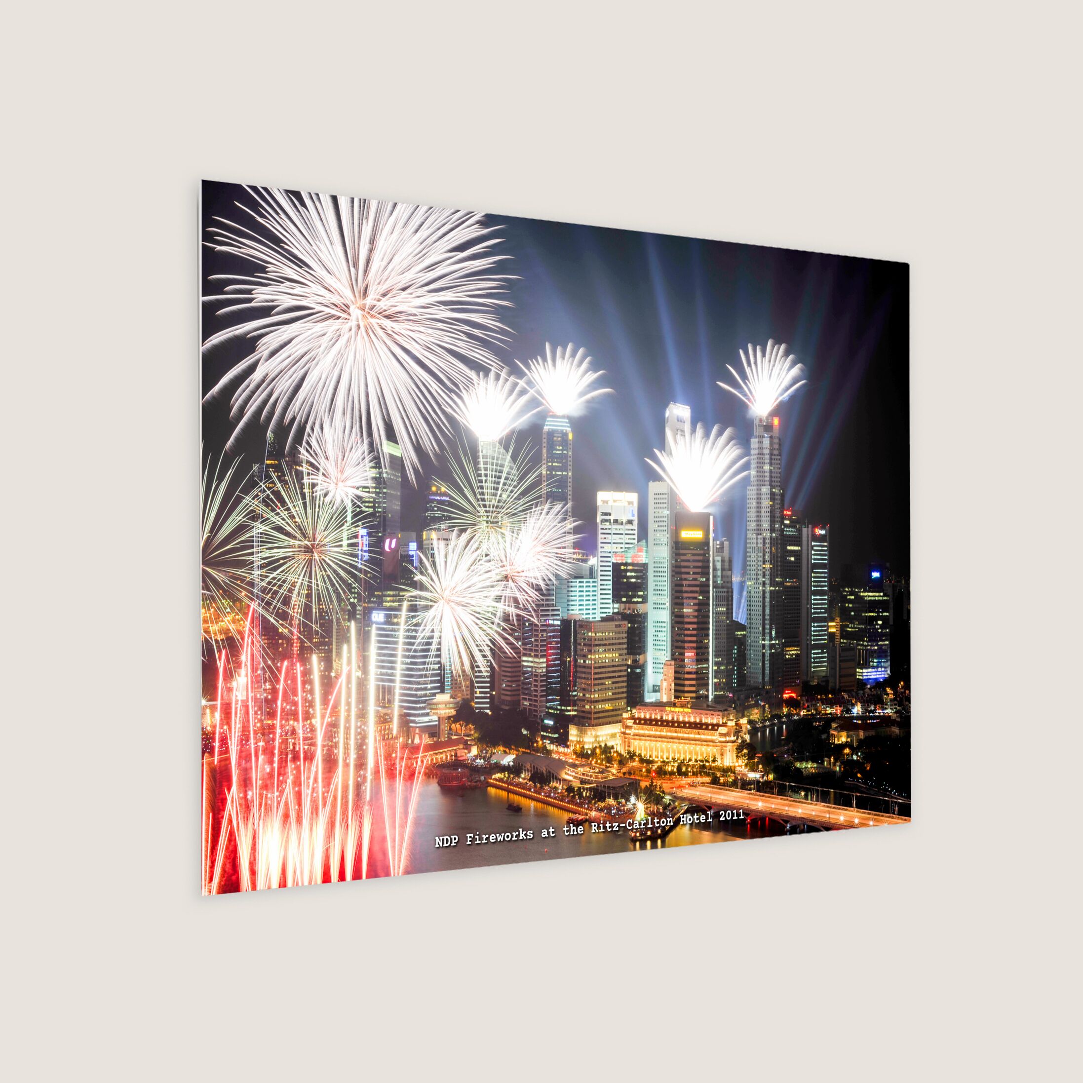 NDP Fireworks at the Ritz-Carlton Hotel 2011 Metal Panel