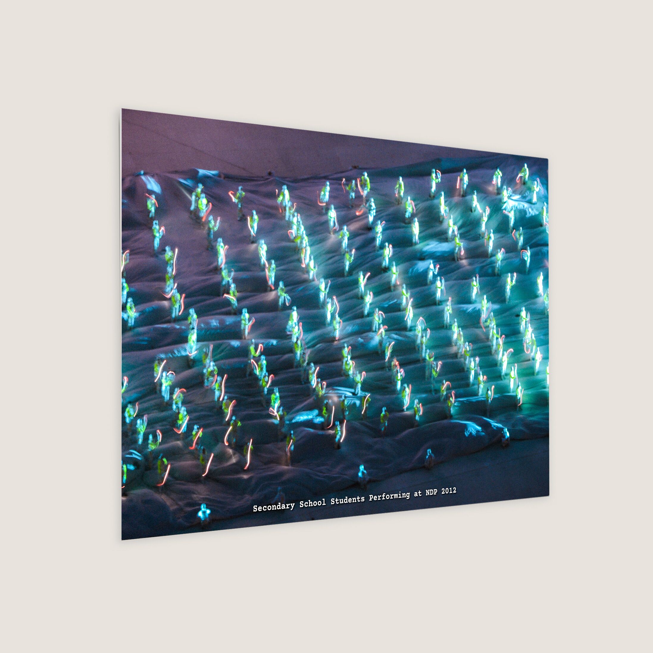 Secondary School Students Performing at NDP 2012 Metal Panel