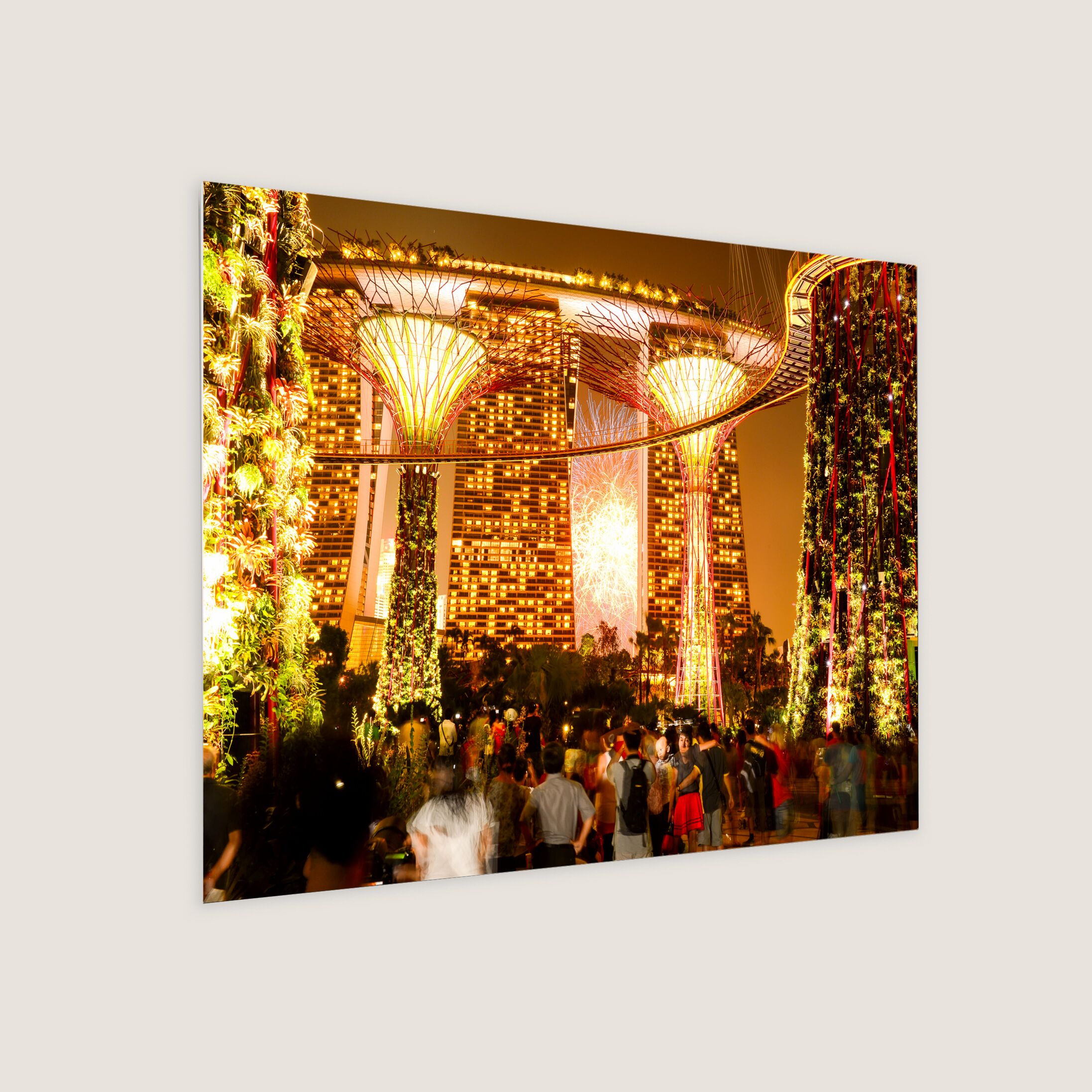 NDP Fireworks at Gardens by the Bay 2012 Metal Panel