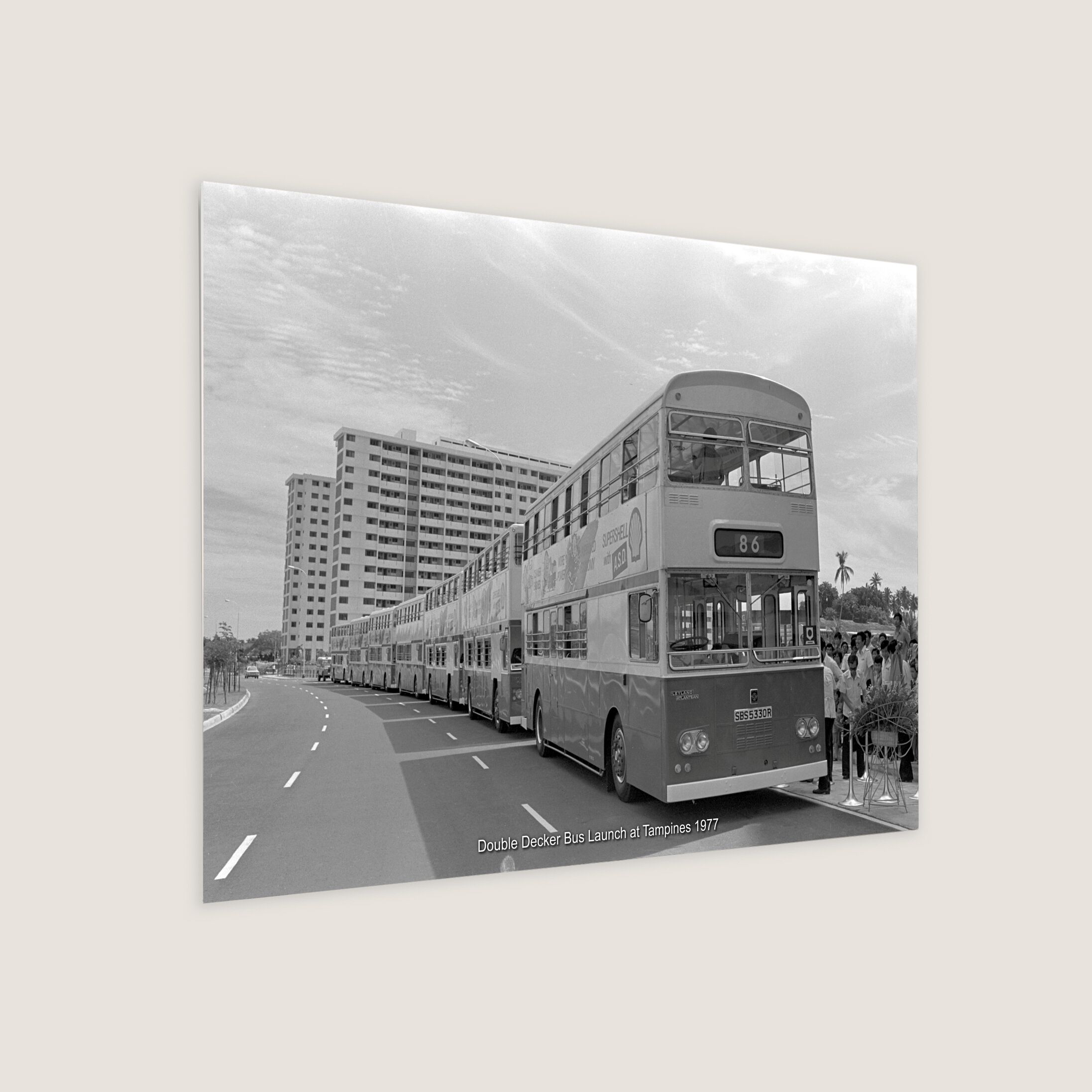 Double Decker Bus Launch at Tampines 1977-My Sg Memories