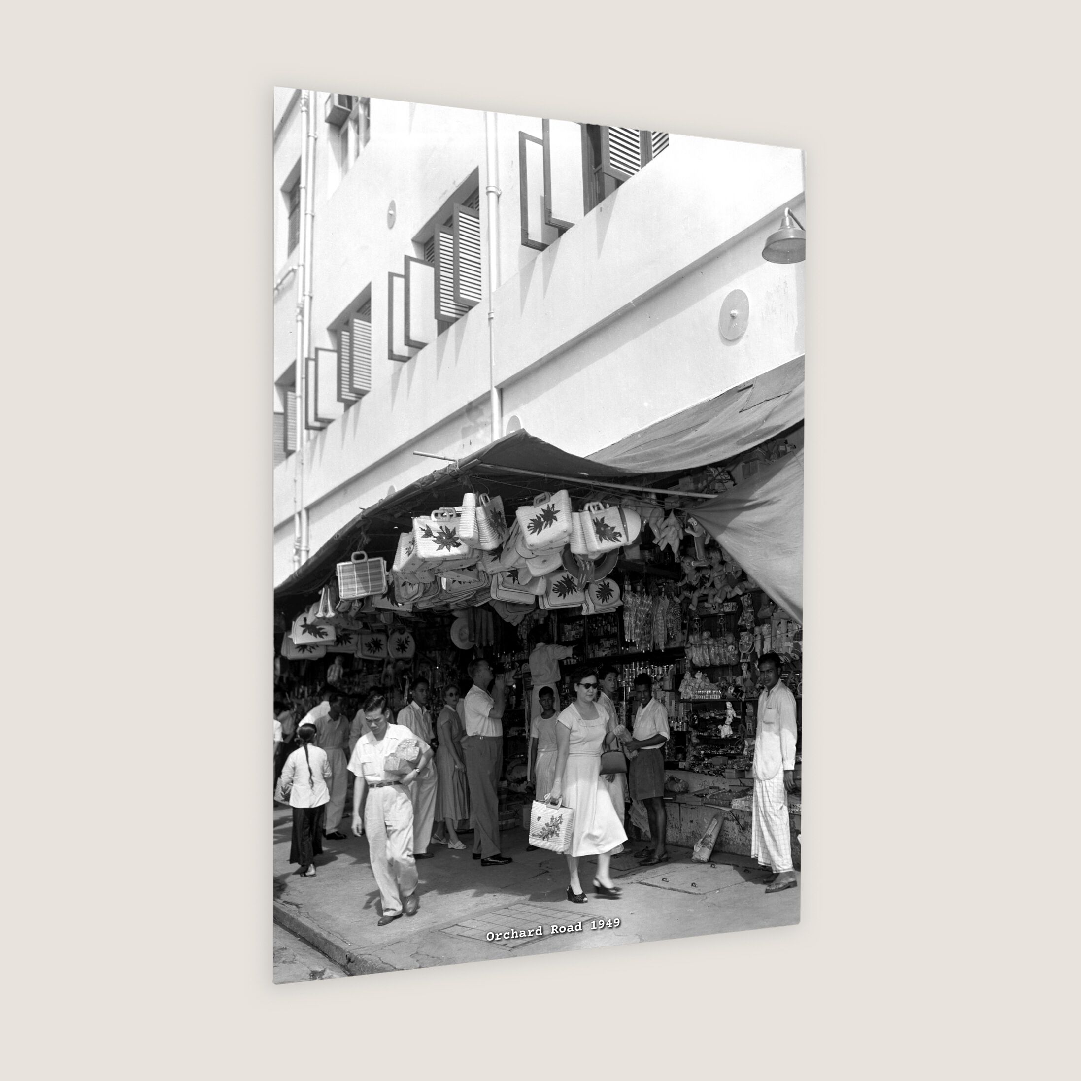 Orchard Road 1949 Metal Panel