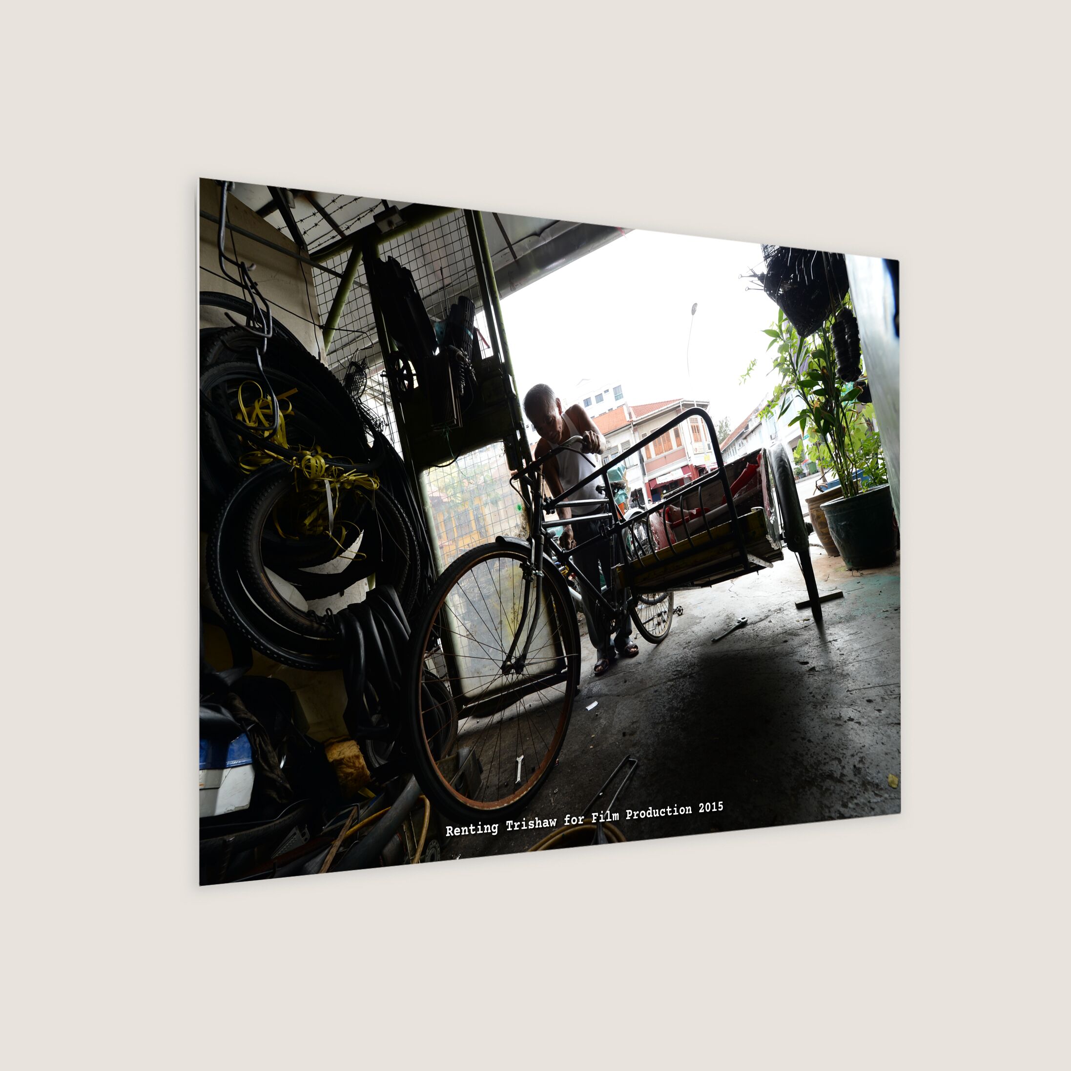 Renting Trishaw for Film Production 2015