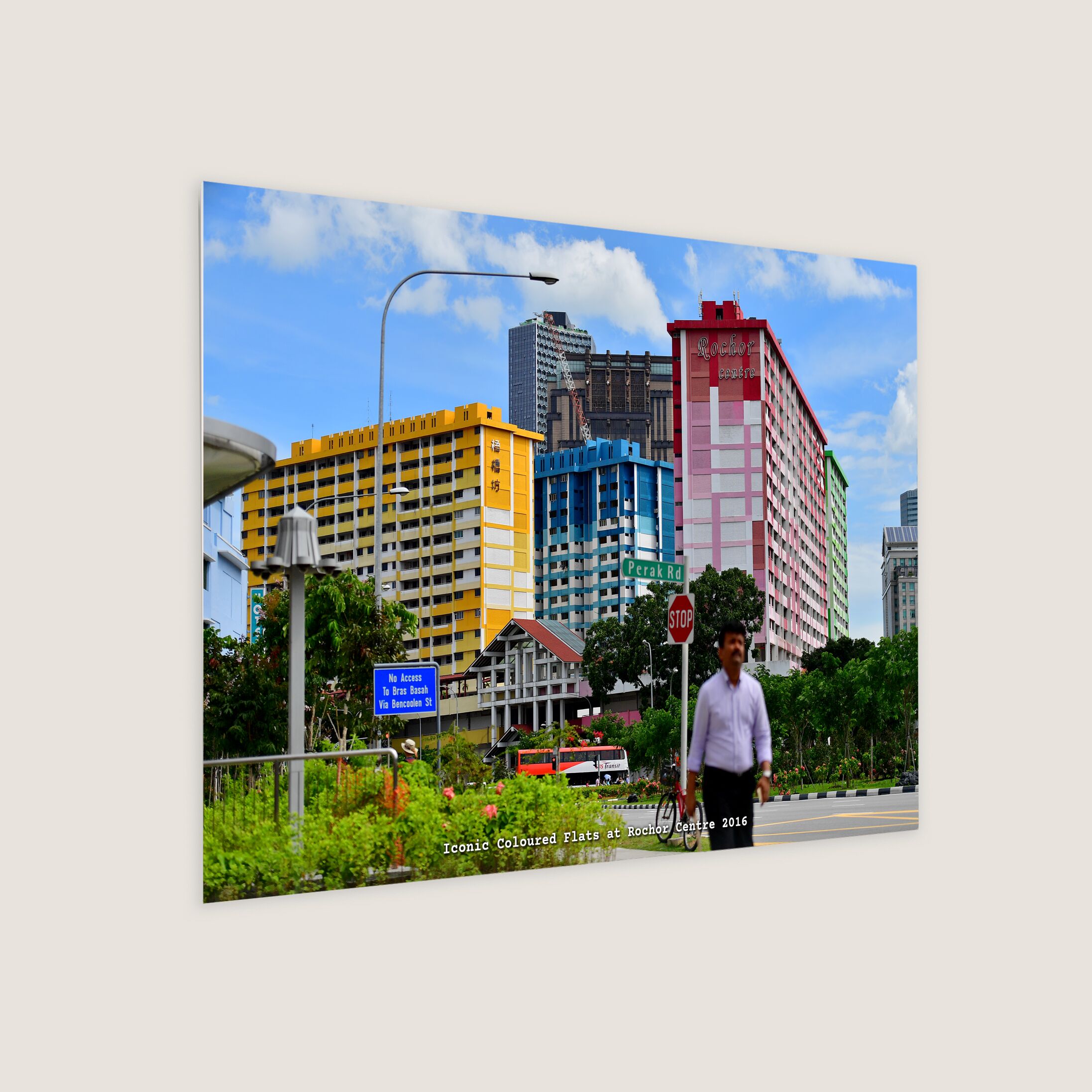 Iconic Coloured Flats at Rochor Centre 2016