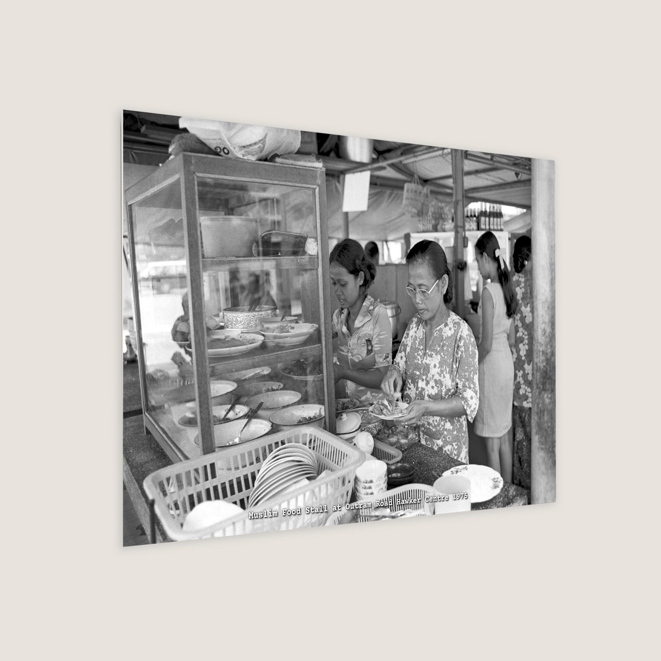 Muslim Food Stall at Outram Road Hawker Centre 1975-My Sg Memories