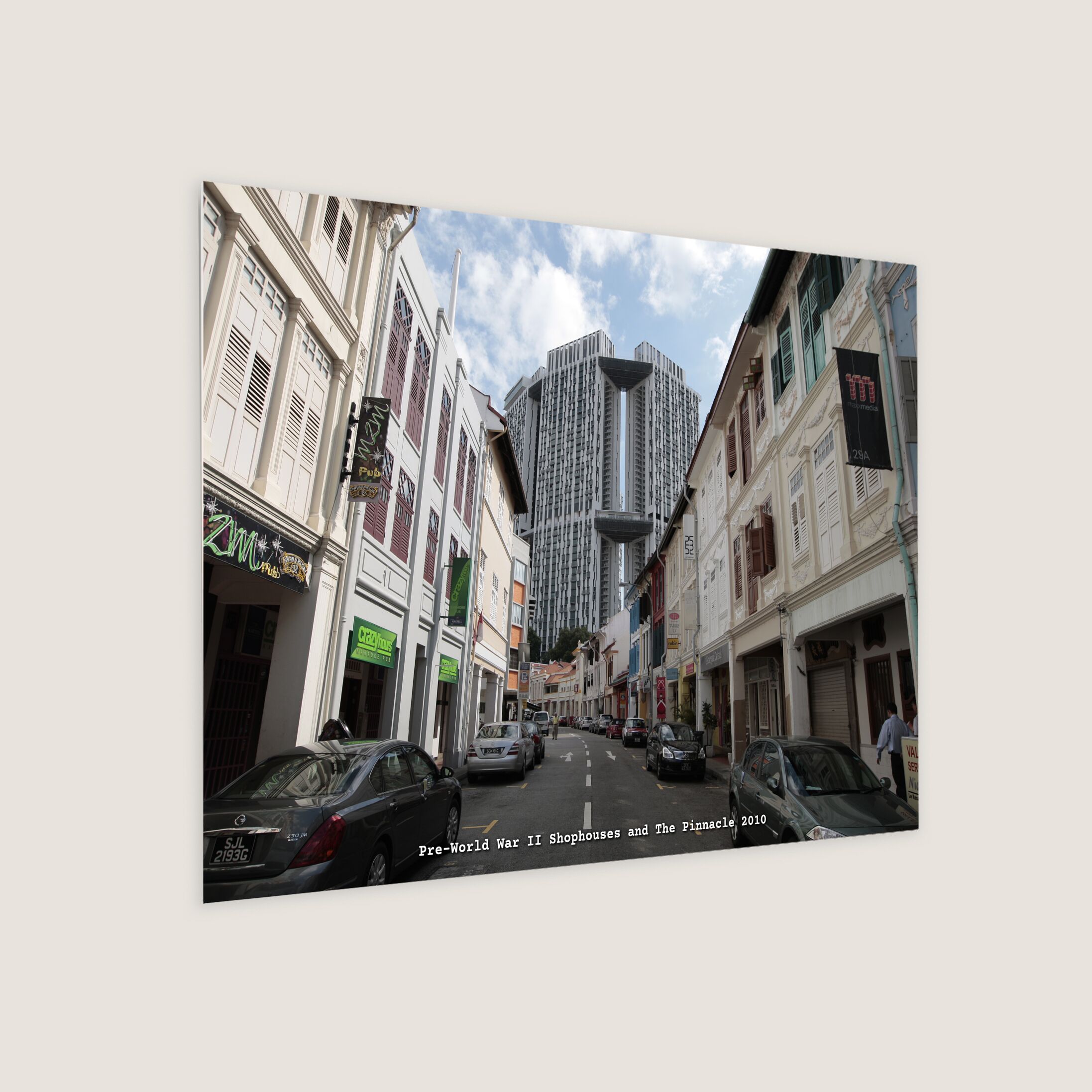 Pre–World War II Shophouses and The Pinnacle 2010