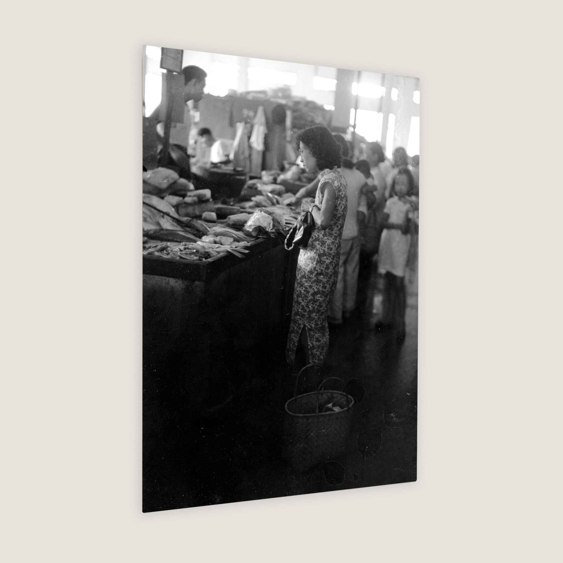 Tanglin Wet Market 1949 Metal Panel