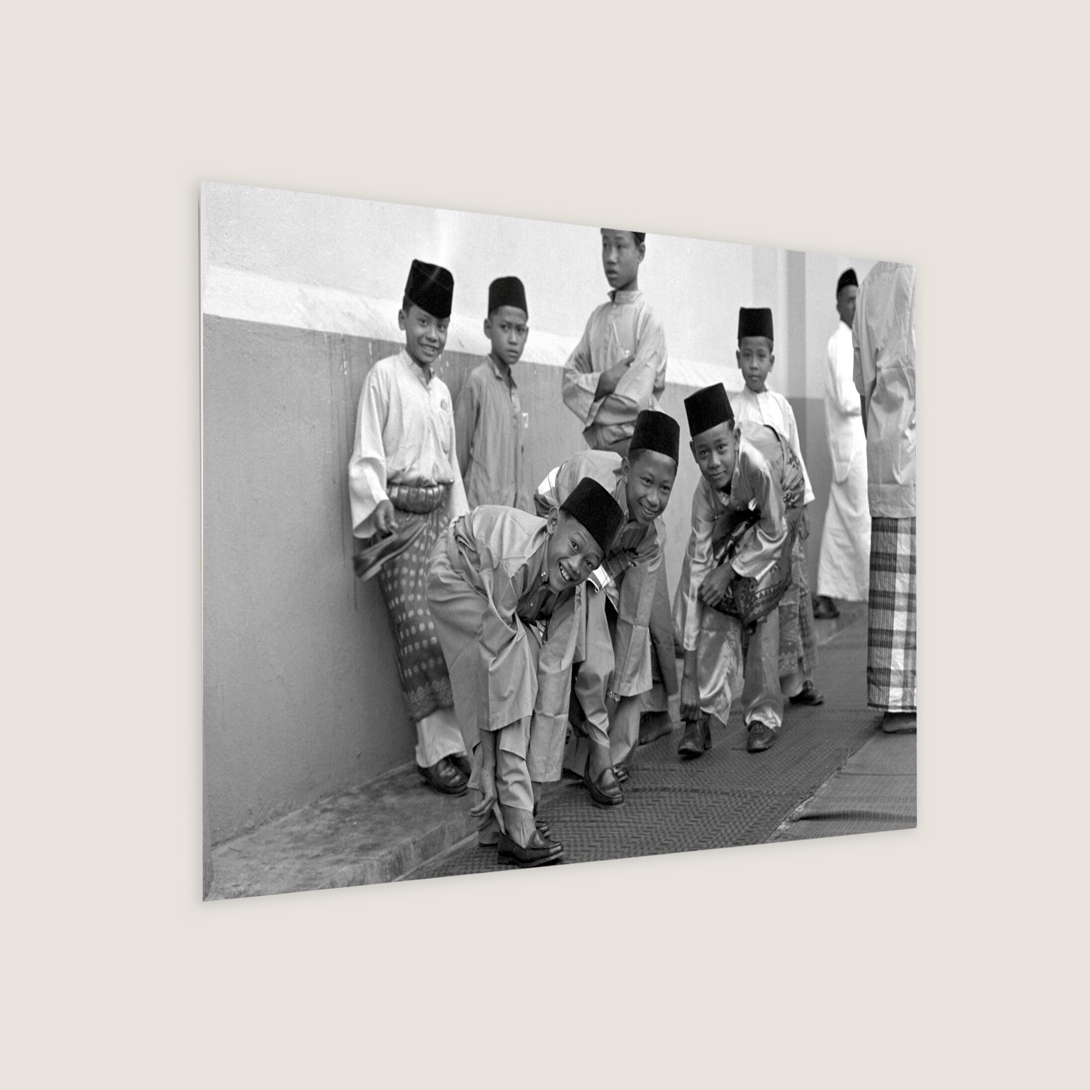 Muslim Kids Beaming Happily on Hari Raya Puasa 1959-My Sg Memories