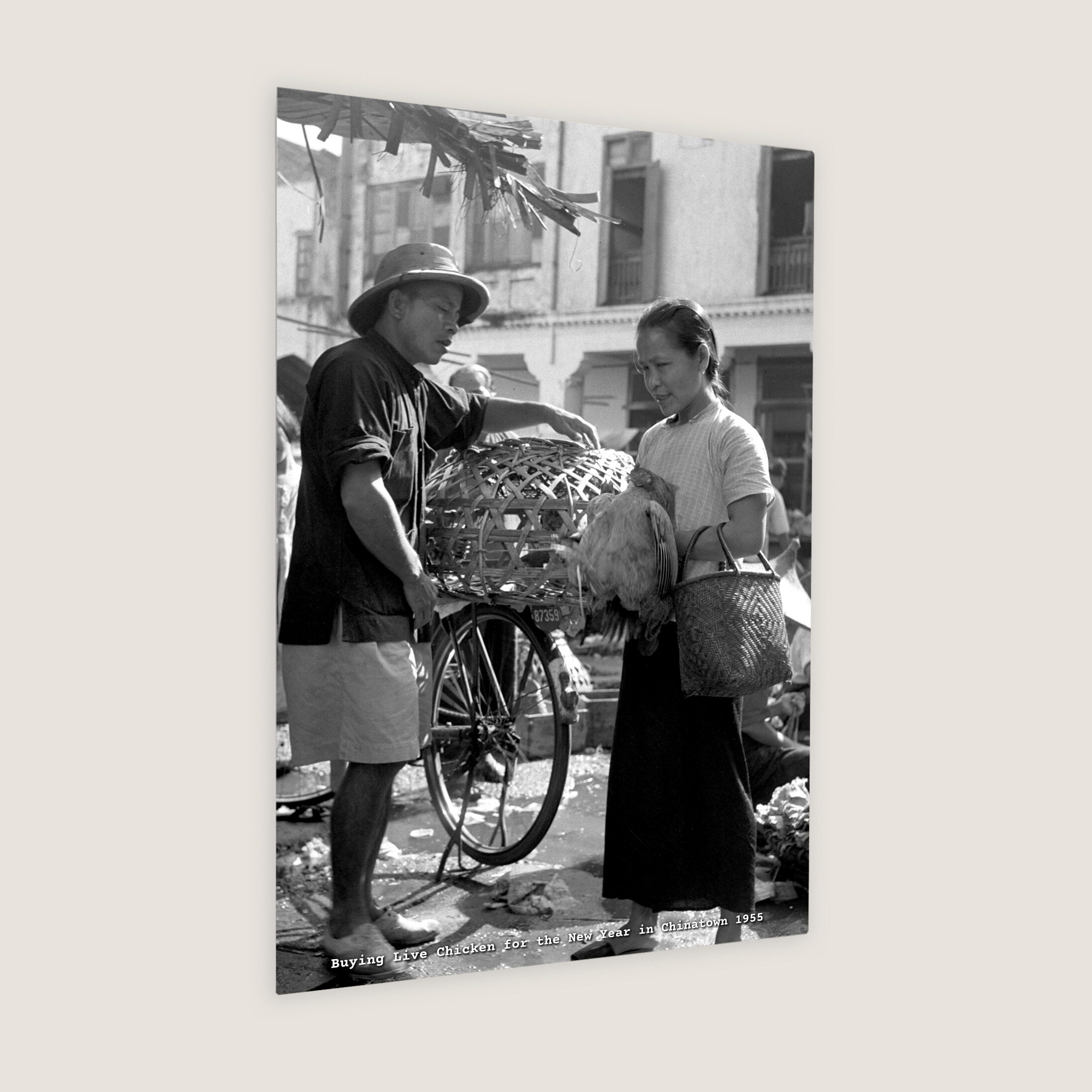 Buying Live Chicken for the New Year in Chinatown 1955-My Sg Memories