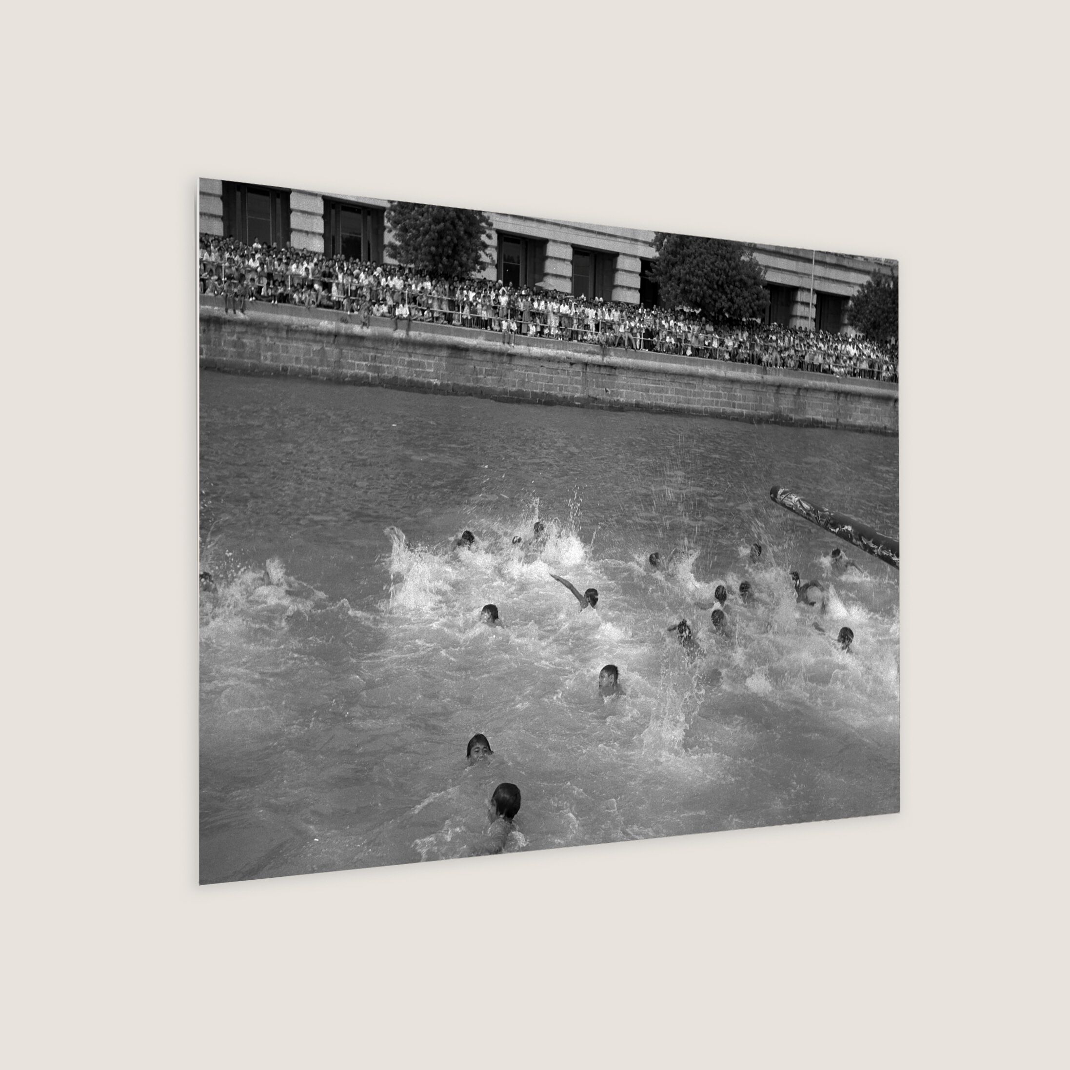 Mass Swimming Event in the Singapore River 1957-My Sg Memories