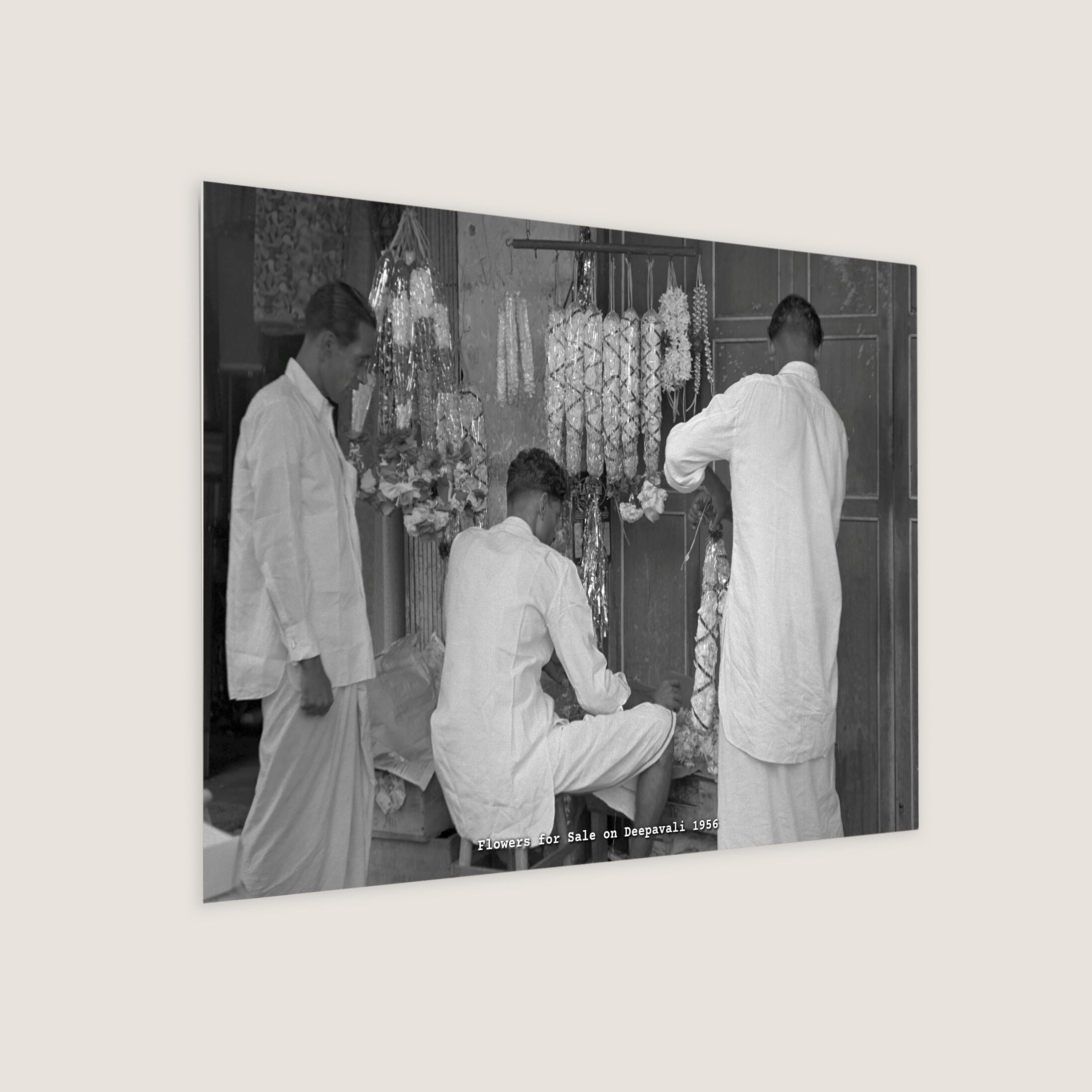 Flowers for Sale on Deepavali 1956