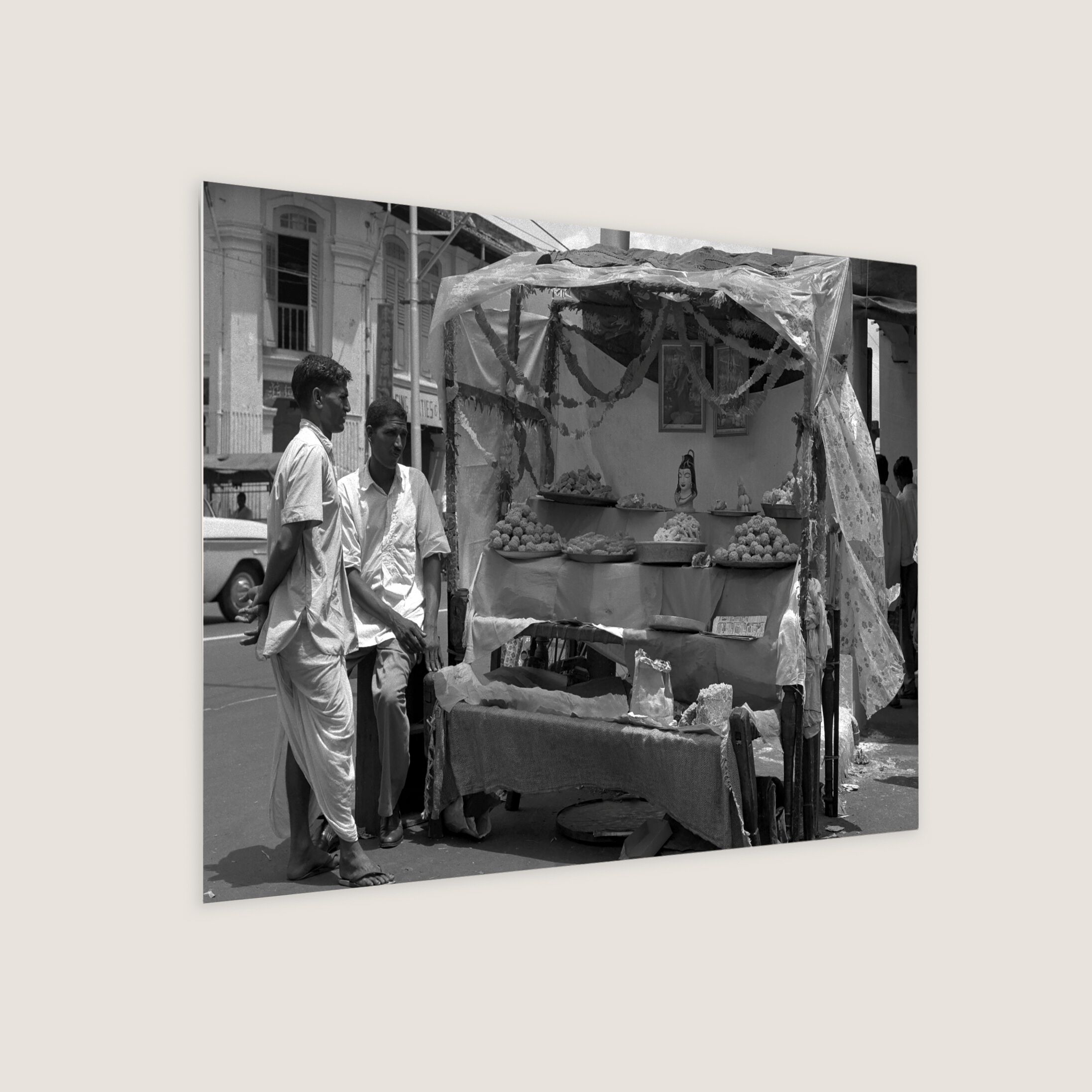 Street Vendor Selling Sweets 1960