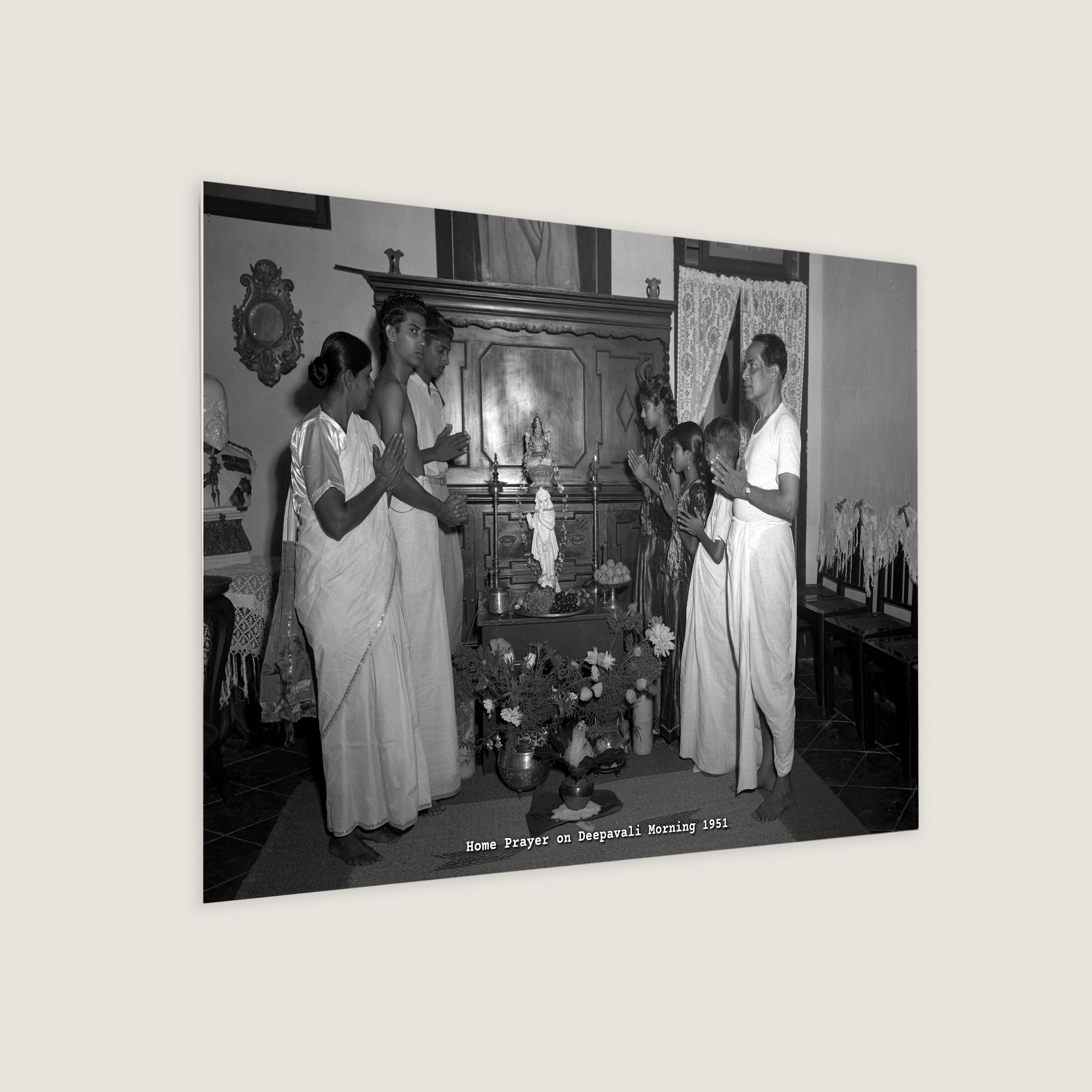 Home Prayer on Deepavali Morning 1951
