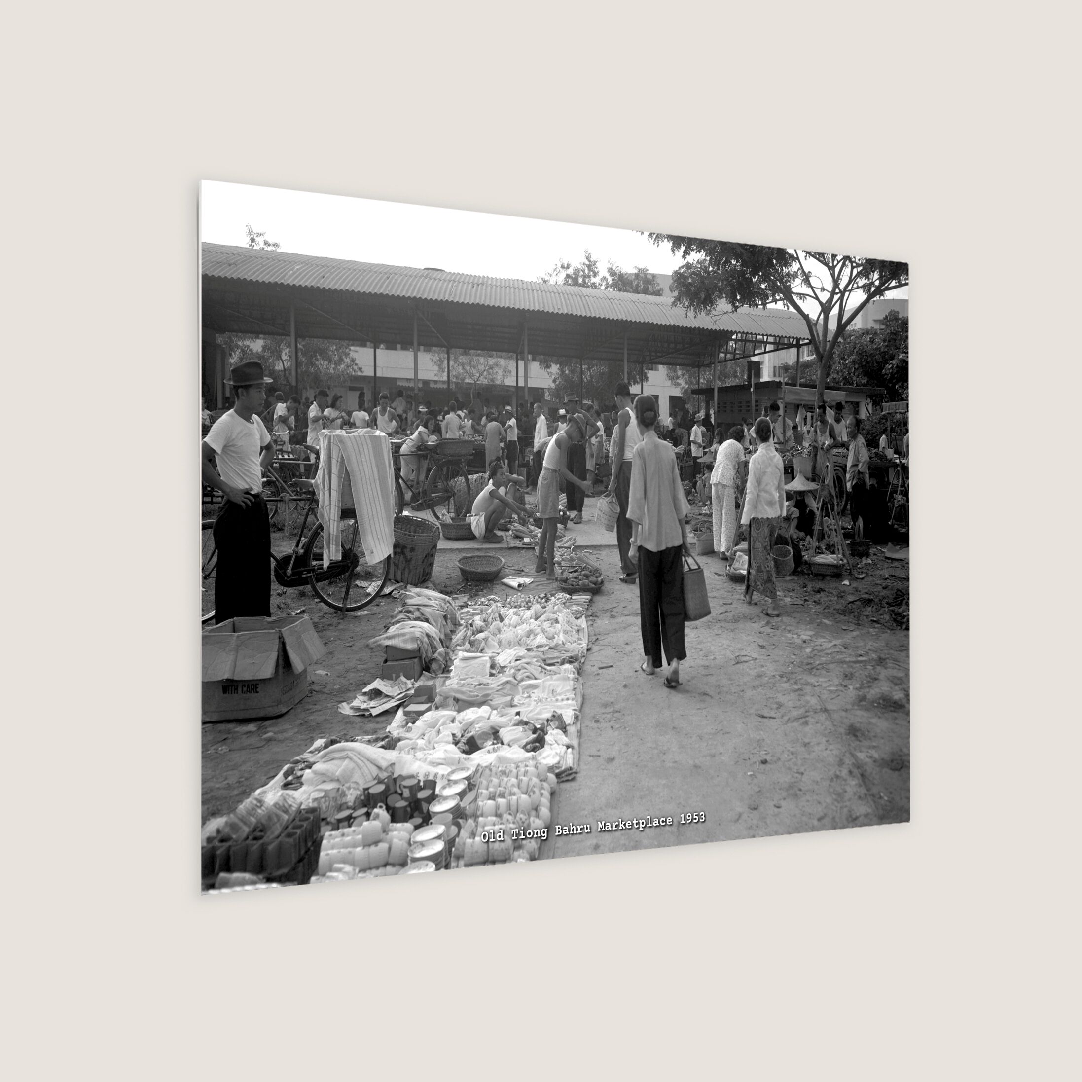 Old Tiong Bahru Marketplace 1953-My Sg Memories