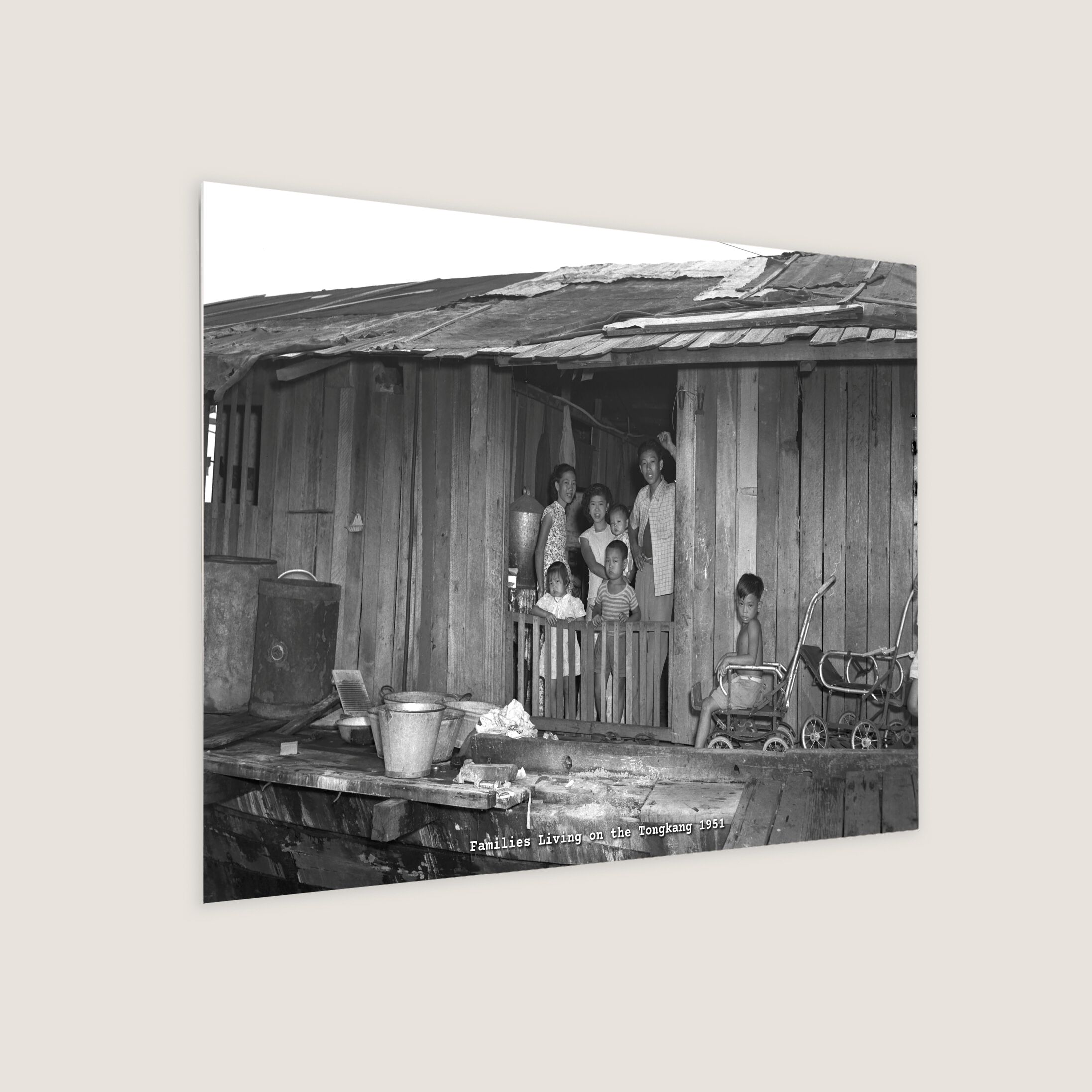 Families Living on the Tongkang 1951