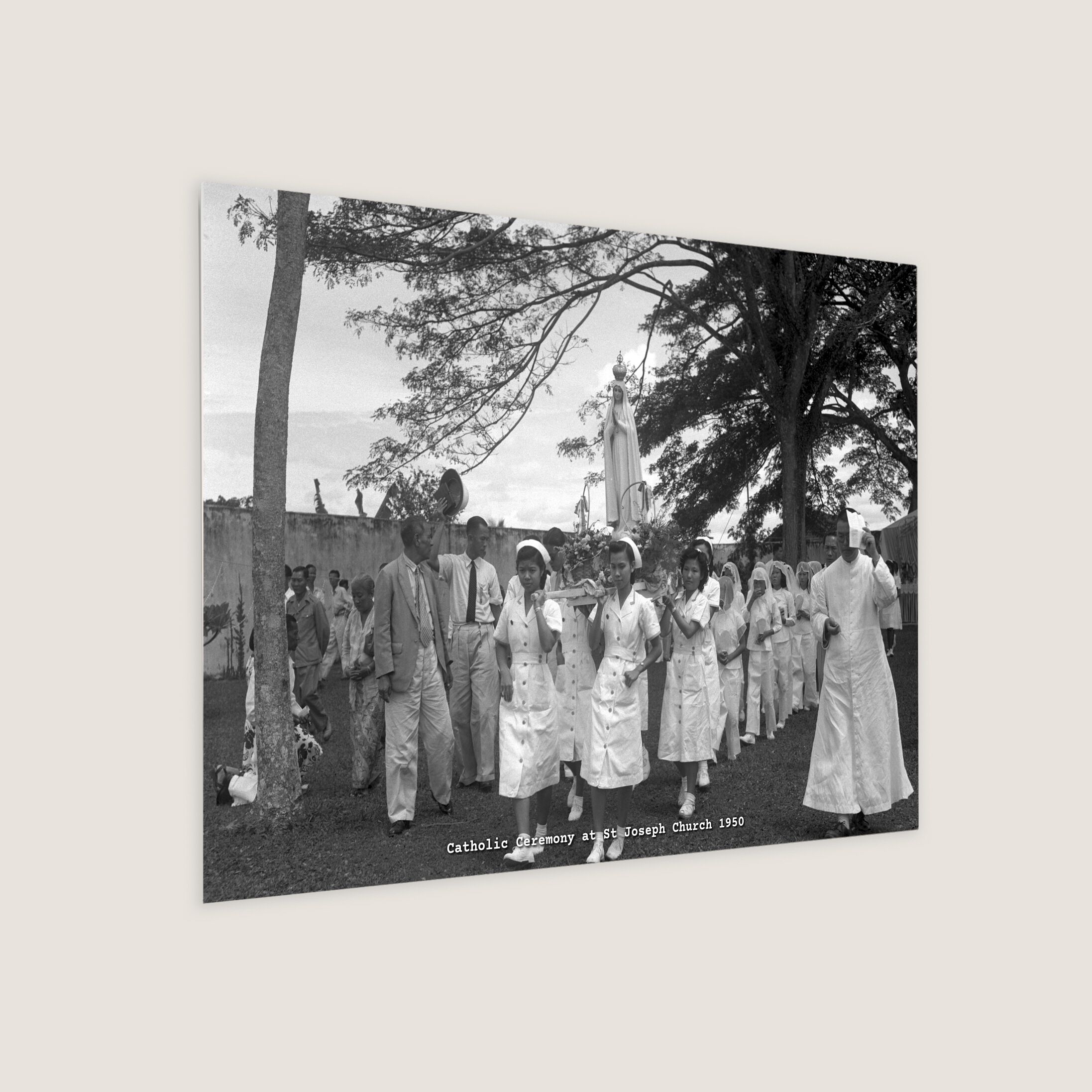 Catholic Ceremony at St Joseph Church 1950-My Sg Memories
