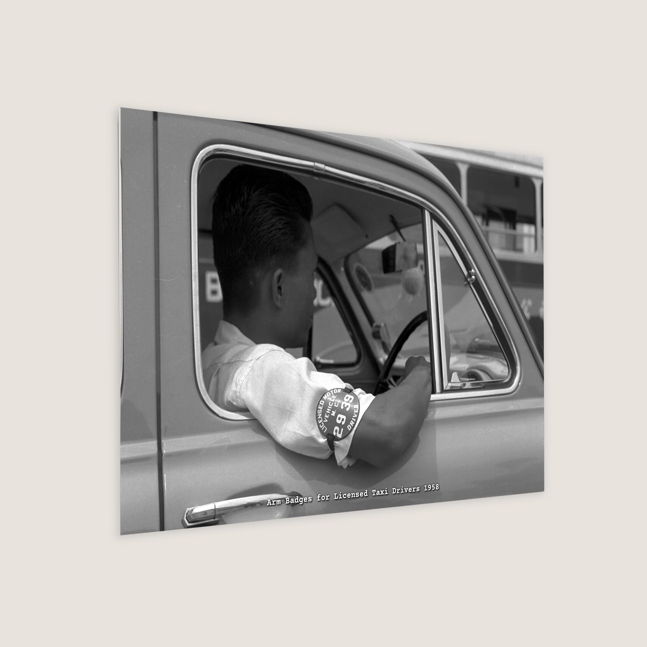 Arm Badges for Licensed Taxi Drivers 1958-My Sg Memories