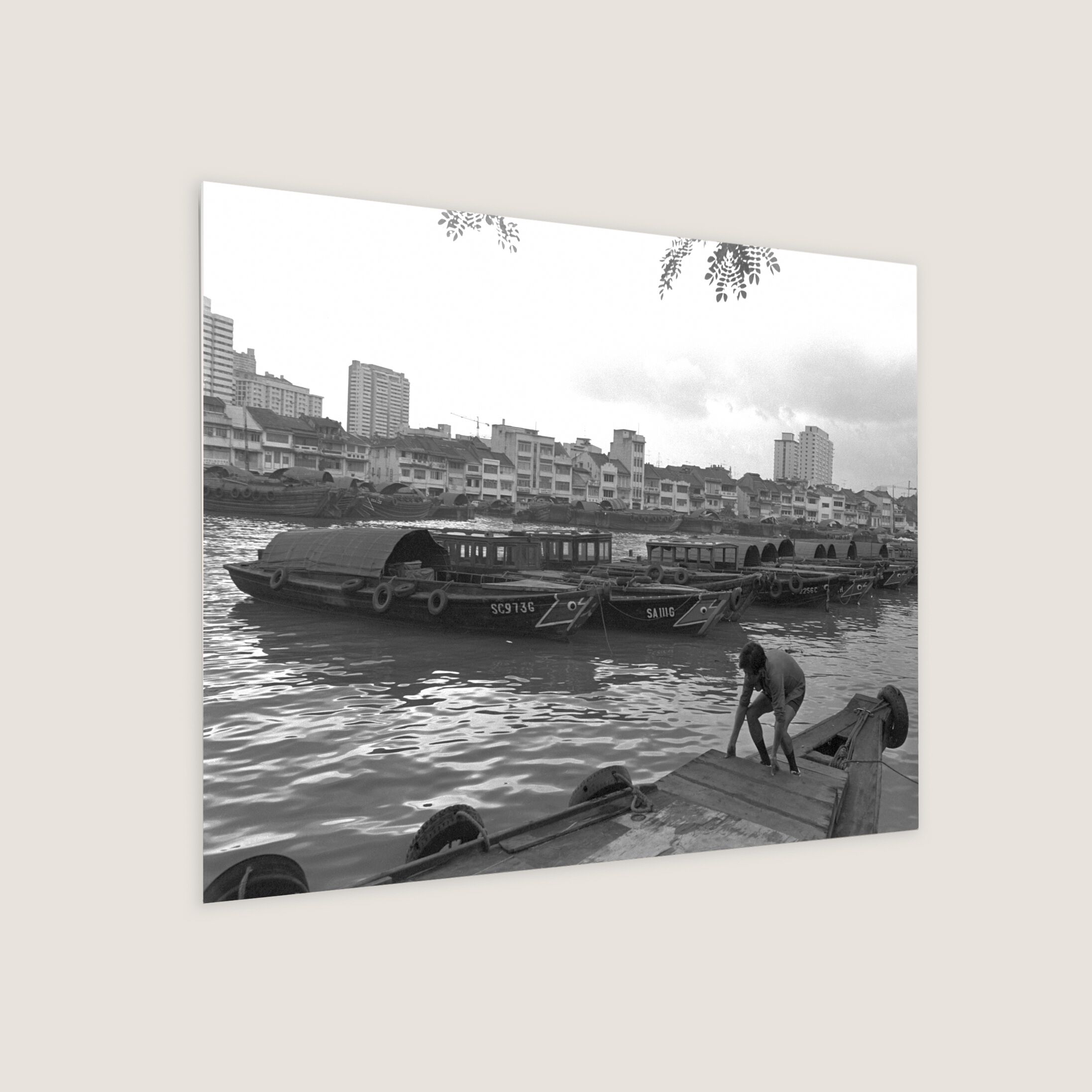 Tongkangs by the Singapore River 1983-My Sg Memories