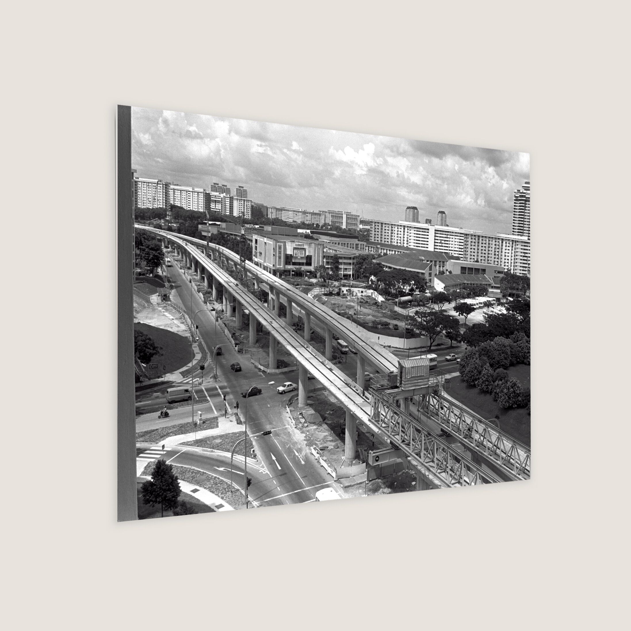 MRT Train Tracks Along Commonwealth Avenue West 1986-My Sg Memories