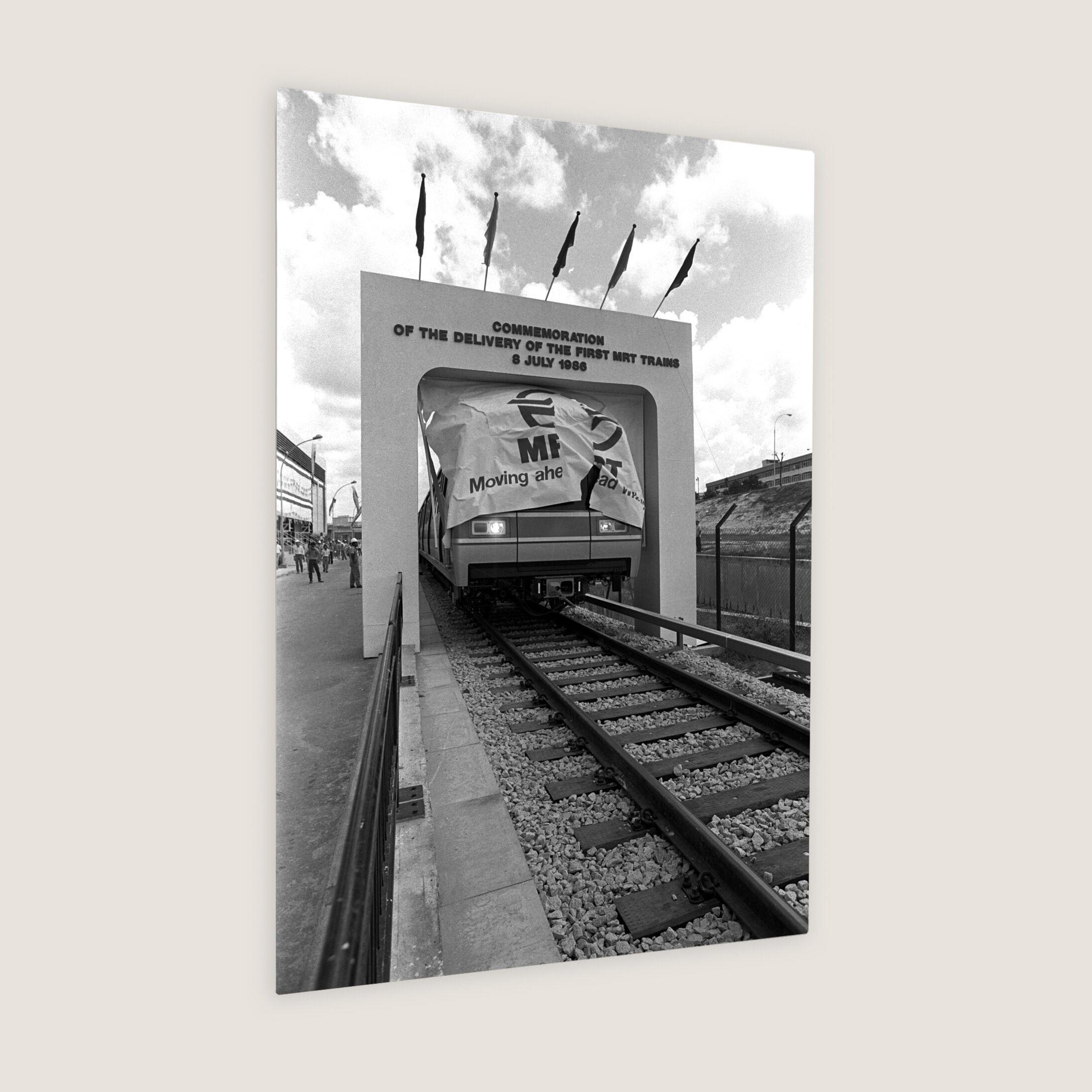 Commemorating the Delivery of the First MRT Trains 1986-My Sg Memories