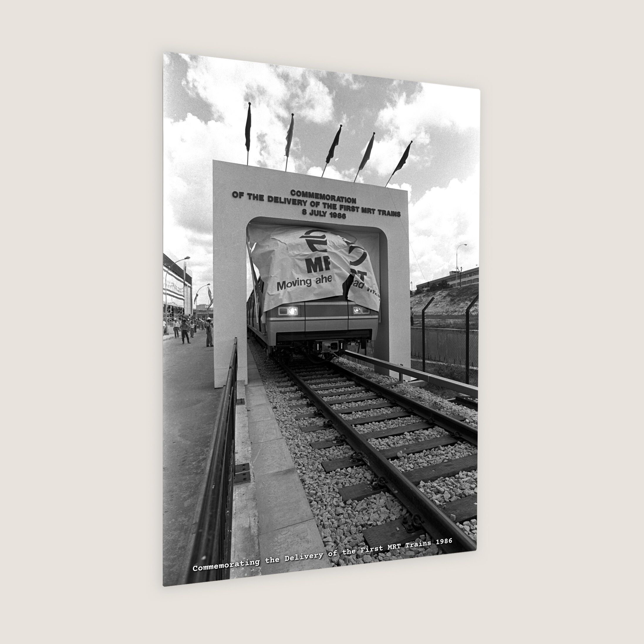 Commemorating the Delivery of the First MRT Trains 1986-My Sg Memories