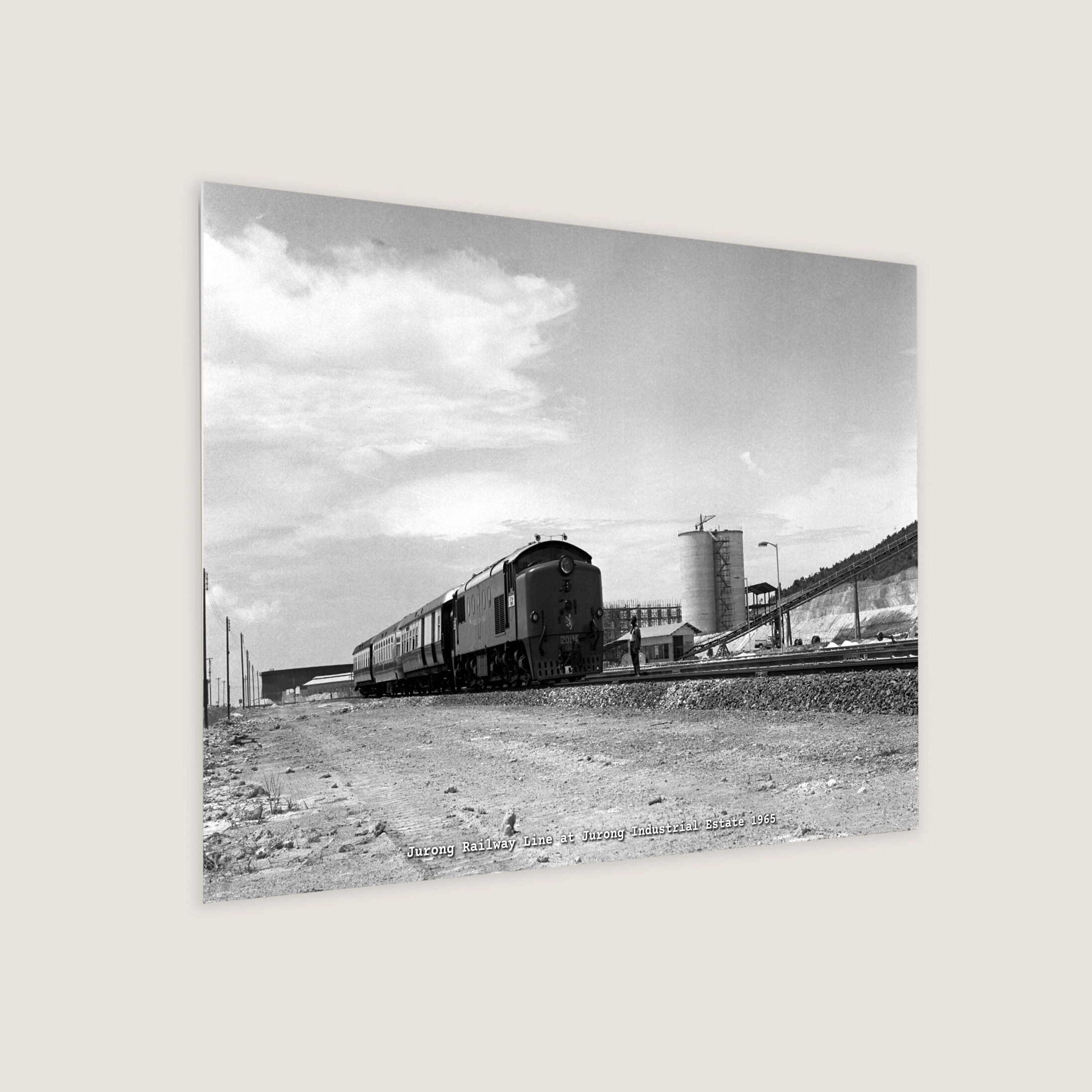Jurong Railway Line at Jurong Industrial Estate 1965-My Sg Memories