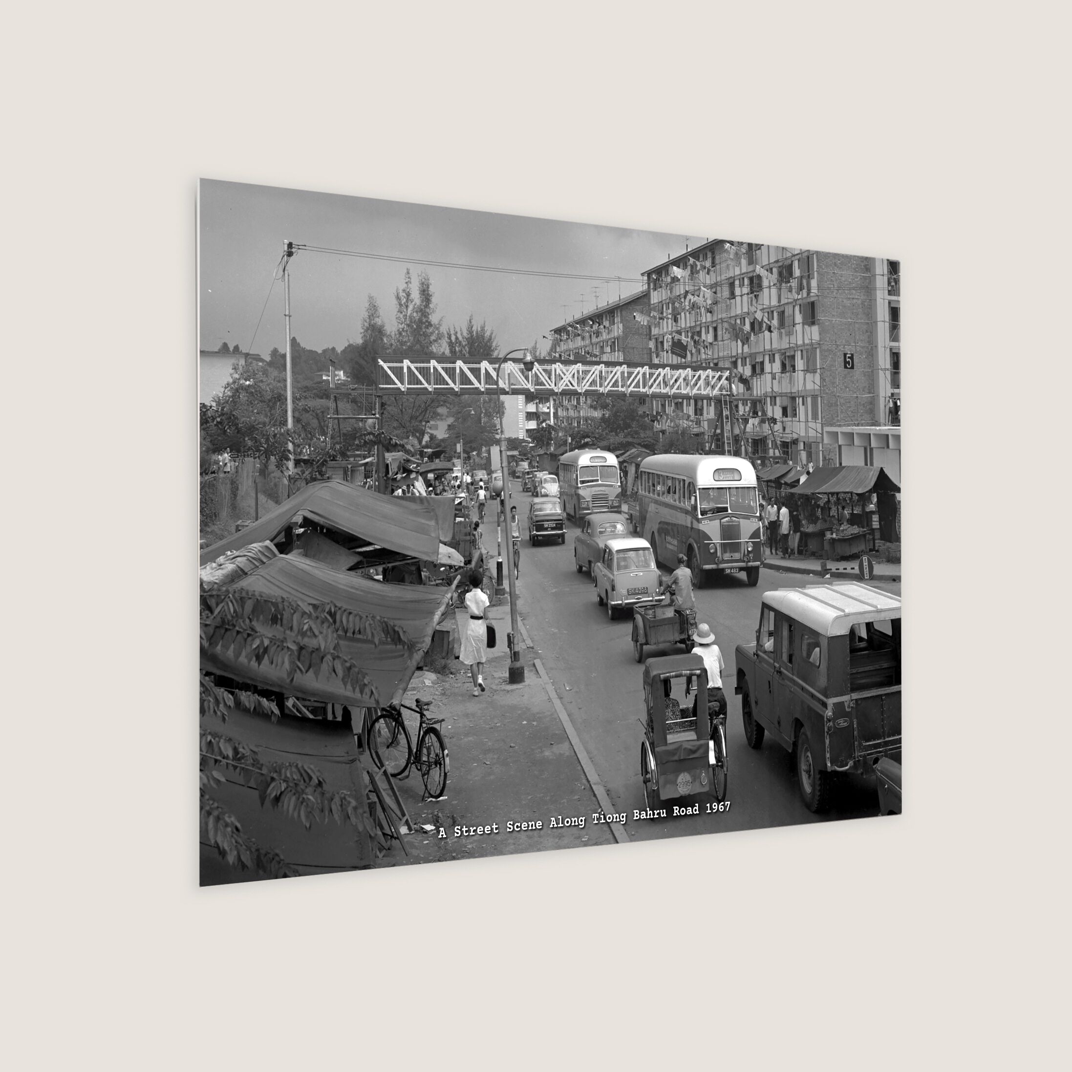 A Street Scene Along Tiong Bahru Road 1967-My Sg Memories