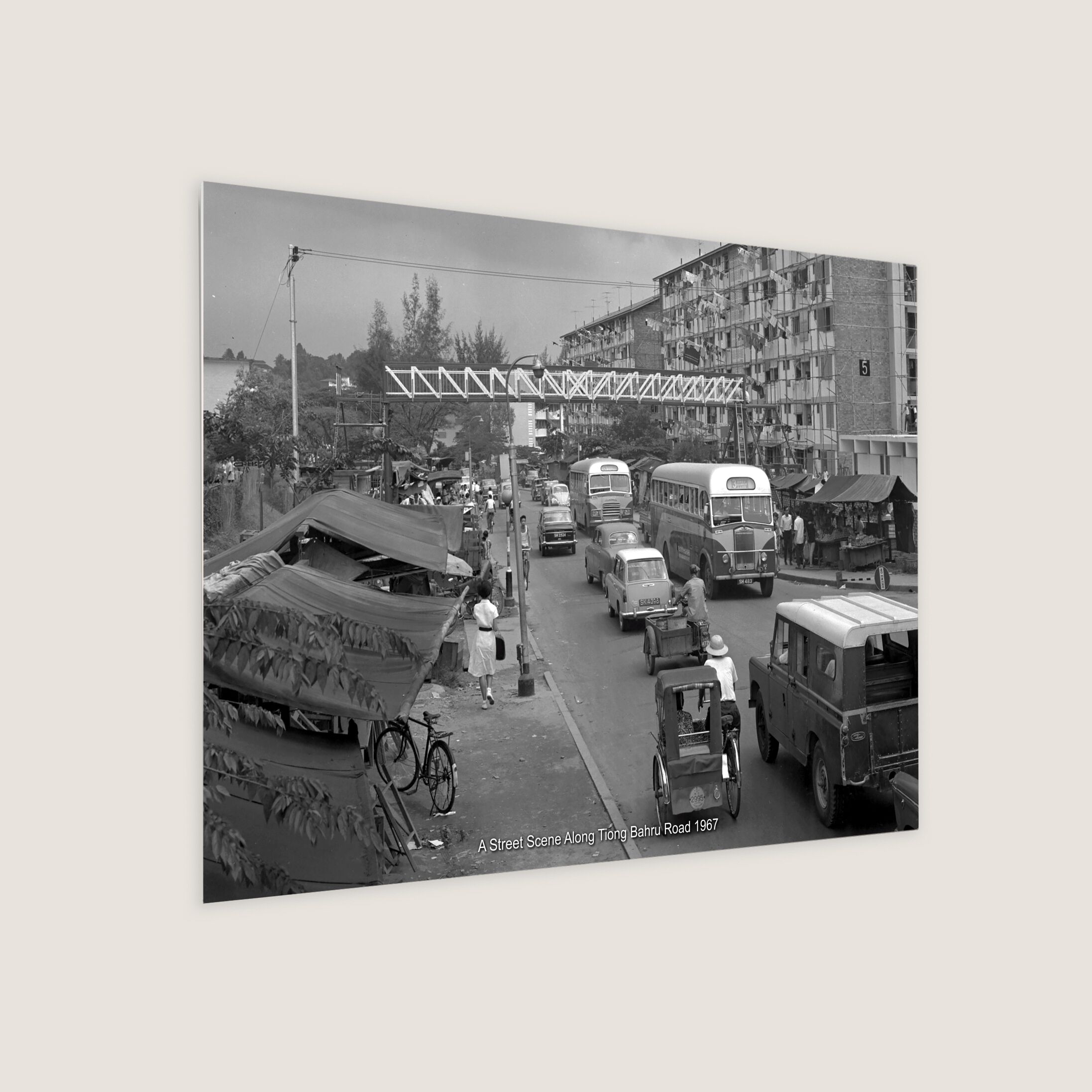 A Street Scene Along Tiong Bahru Road 1967-My Sg Memories