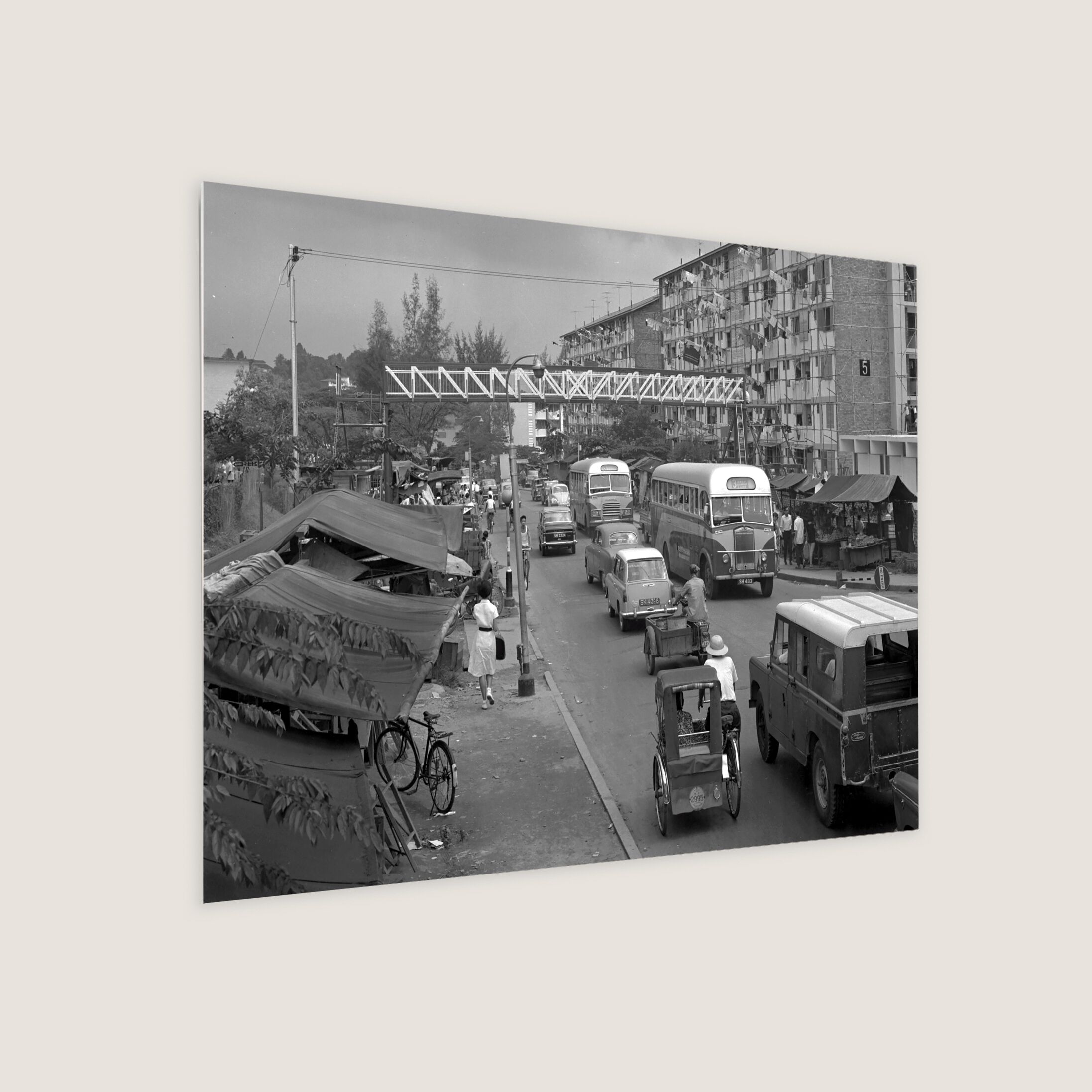 A Street Scene Along Tiong Bahru Road 1967-My Sg Memories