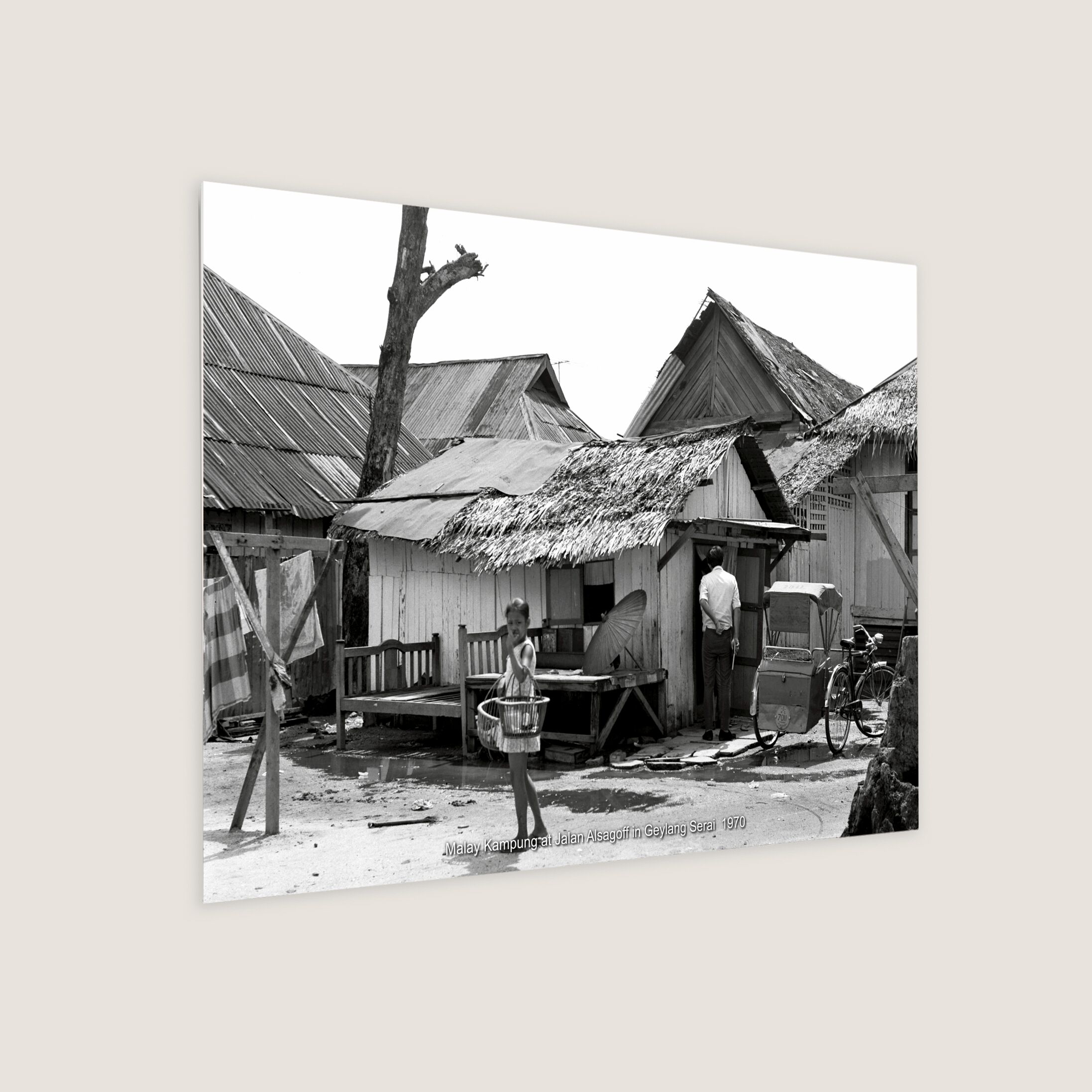 Malay Kampung at Jalan Alsagoff in Geylang Serai 1970-My Sg Memories