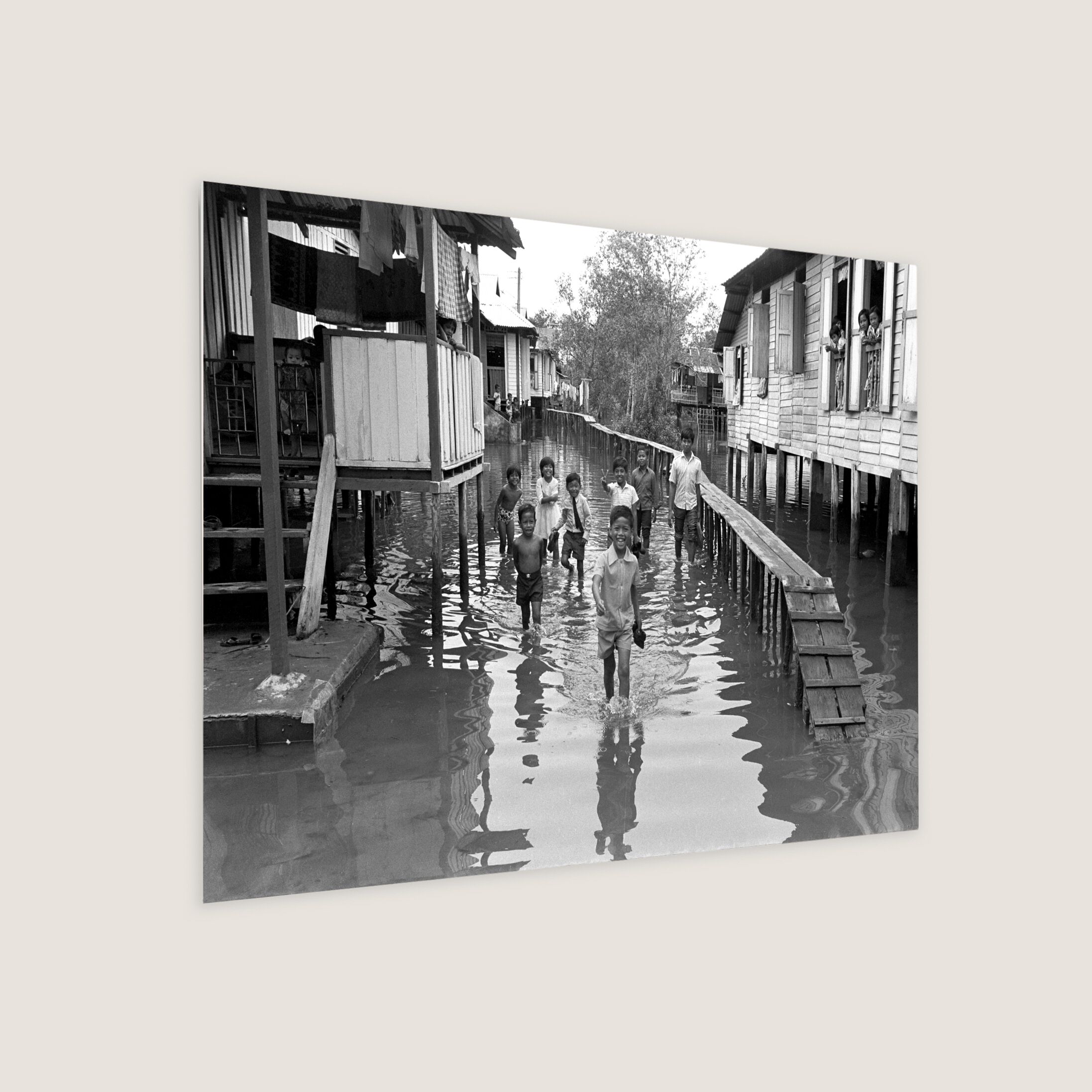 Kampong After a Heavy Rain at Sungei Mandai 1971-My Sg Memories