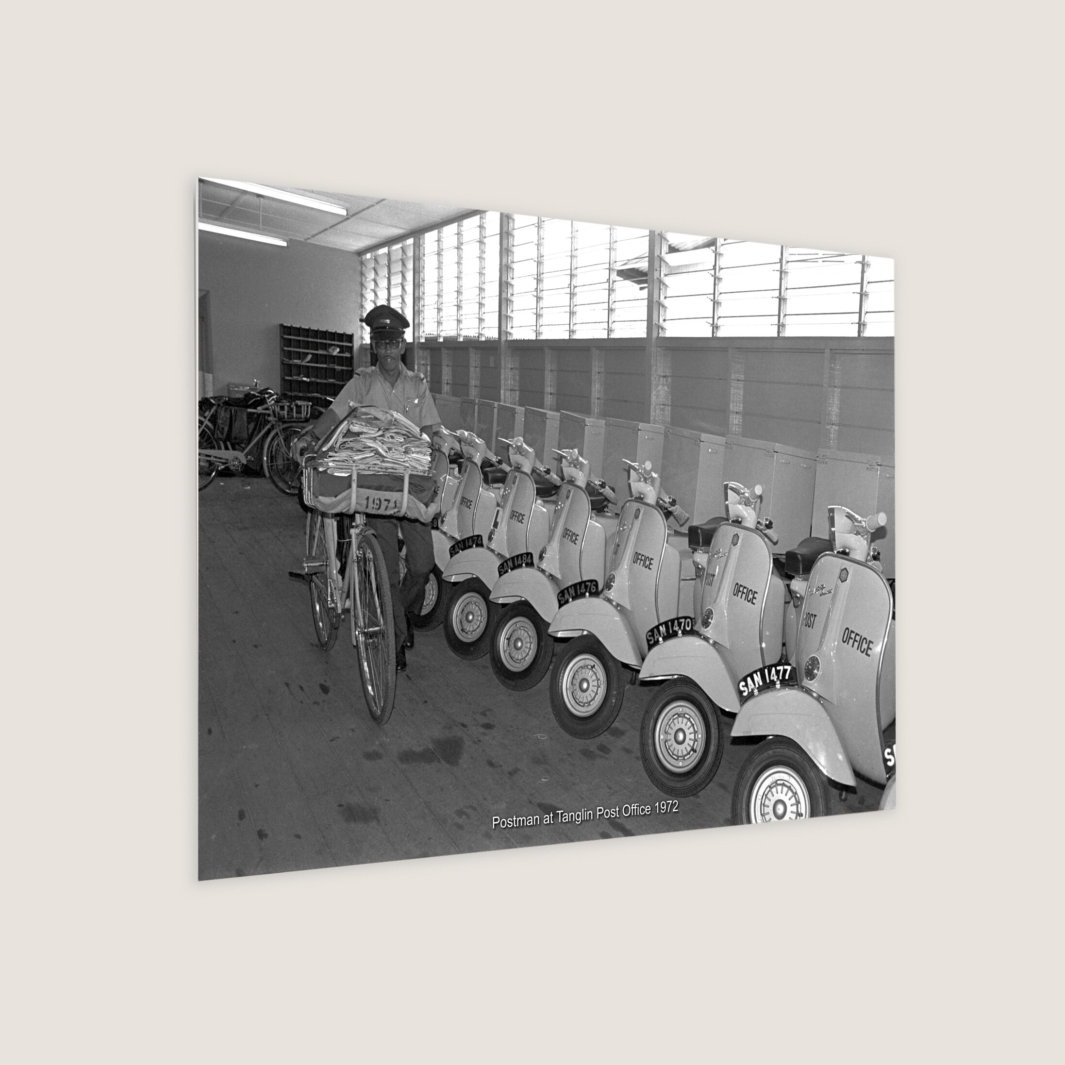 Postman at Tanglin Post Office 1972-My Sg Memories