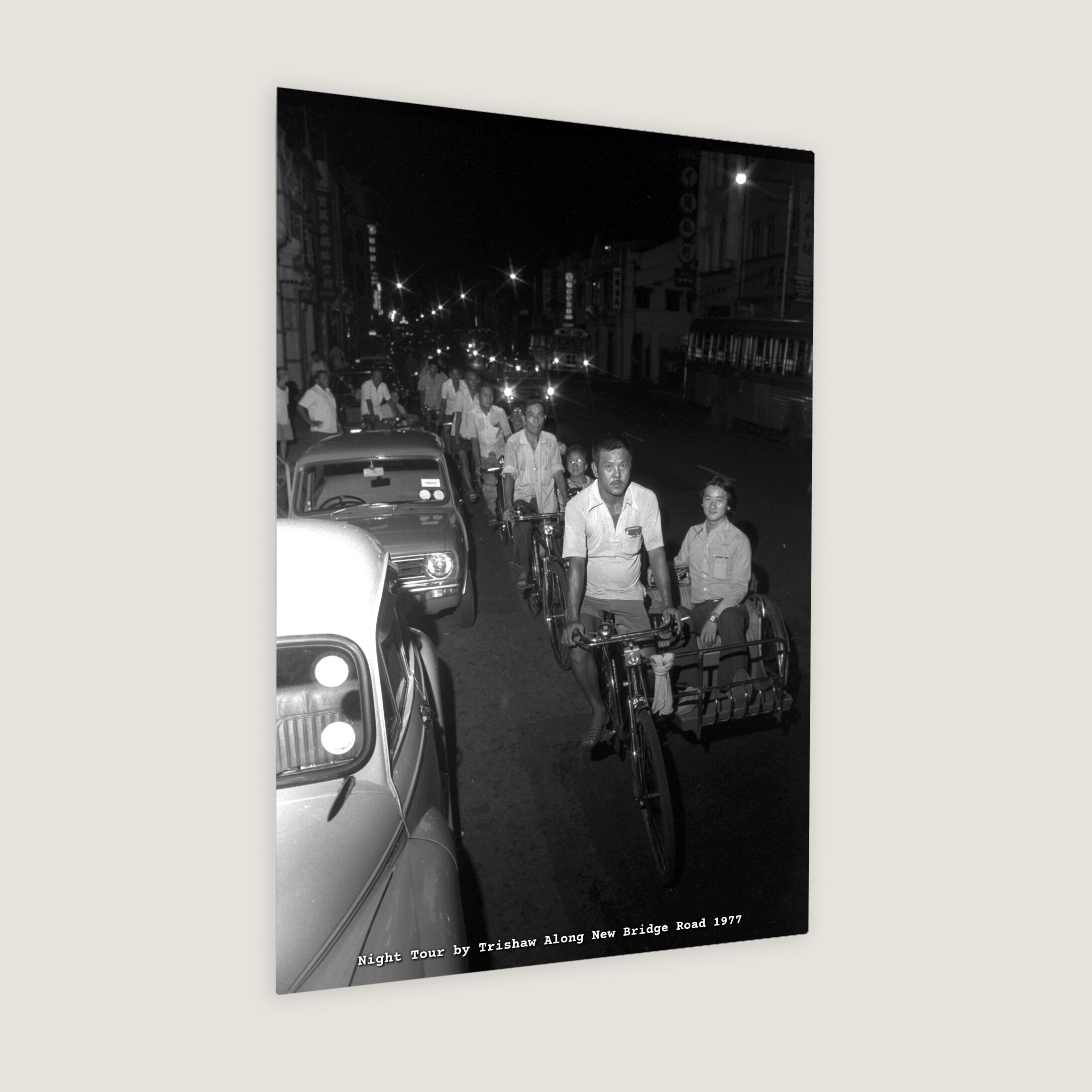 Night Tour by Trishaw Along New Bridge Road 1977-My Sg Memories