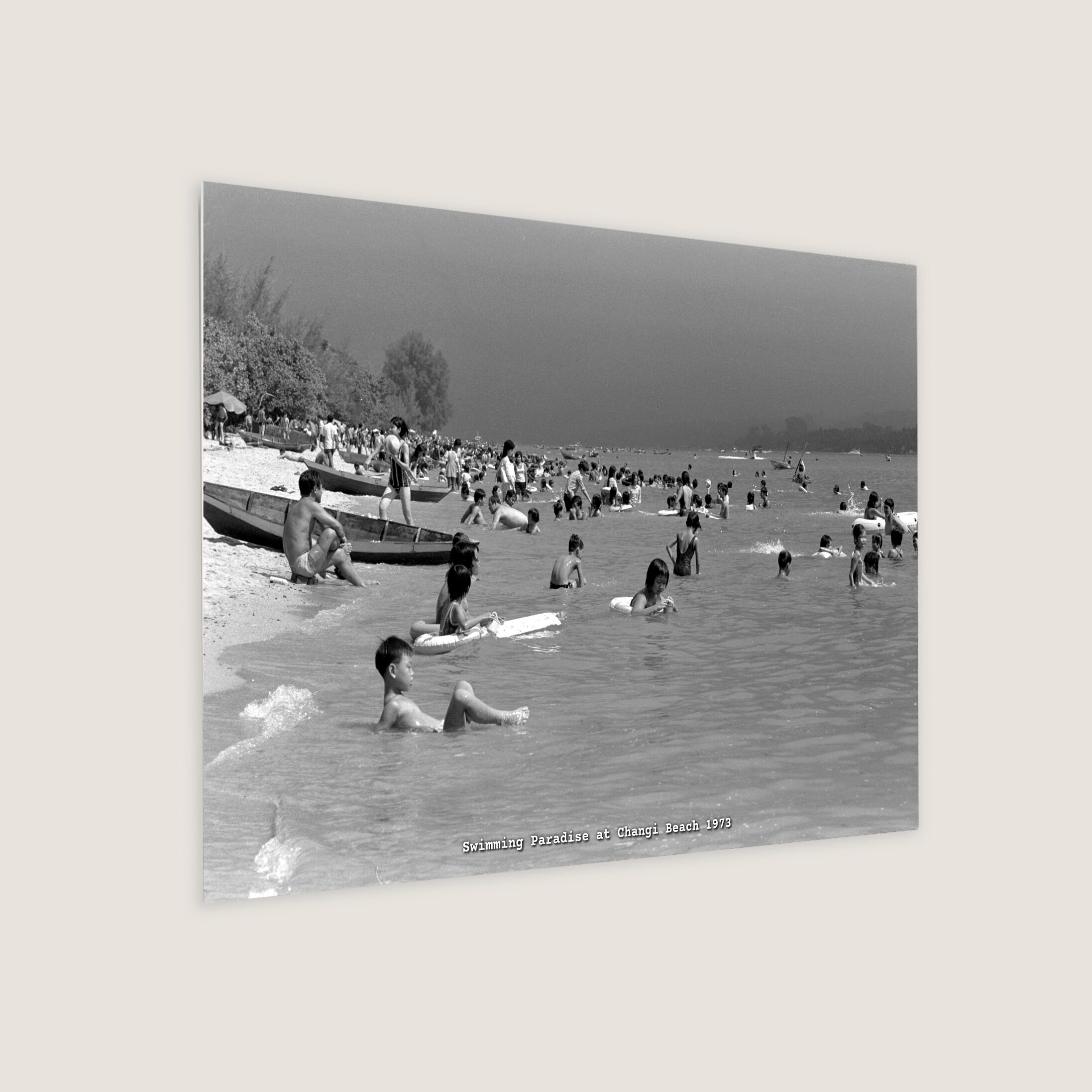 Swimming Paradise at Changi Beach 1973-My Sg Memories