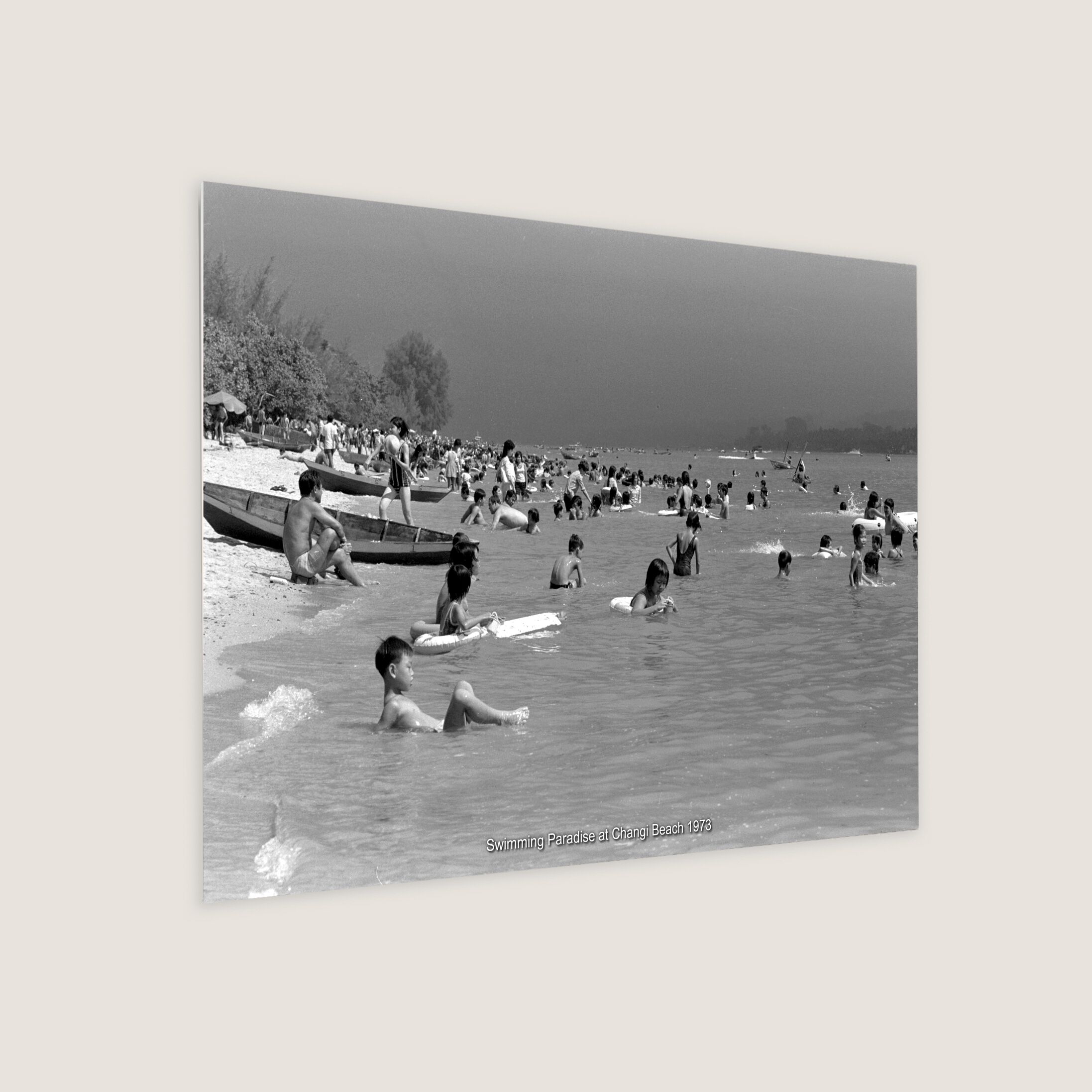 Swimming Paradise at Changi Beach 1973-My Sg Memories