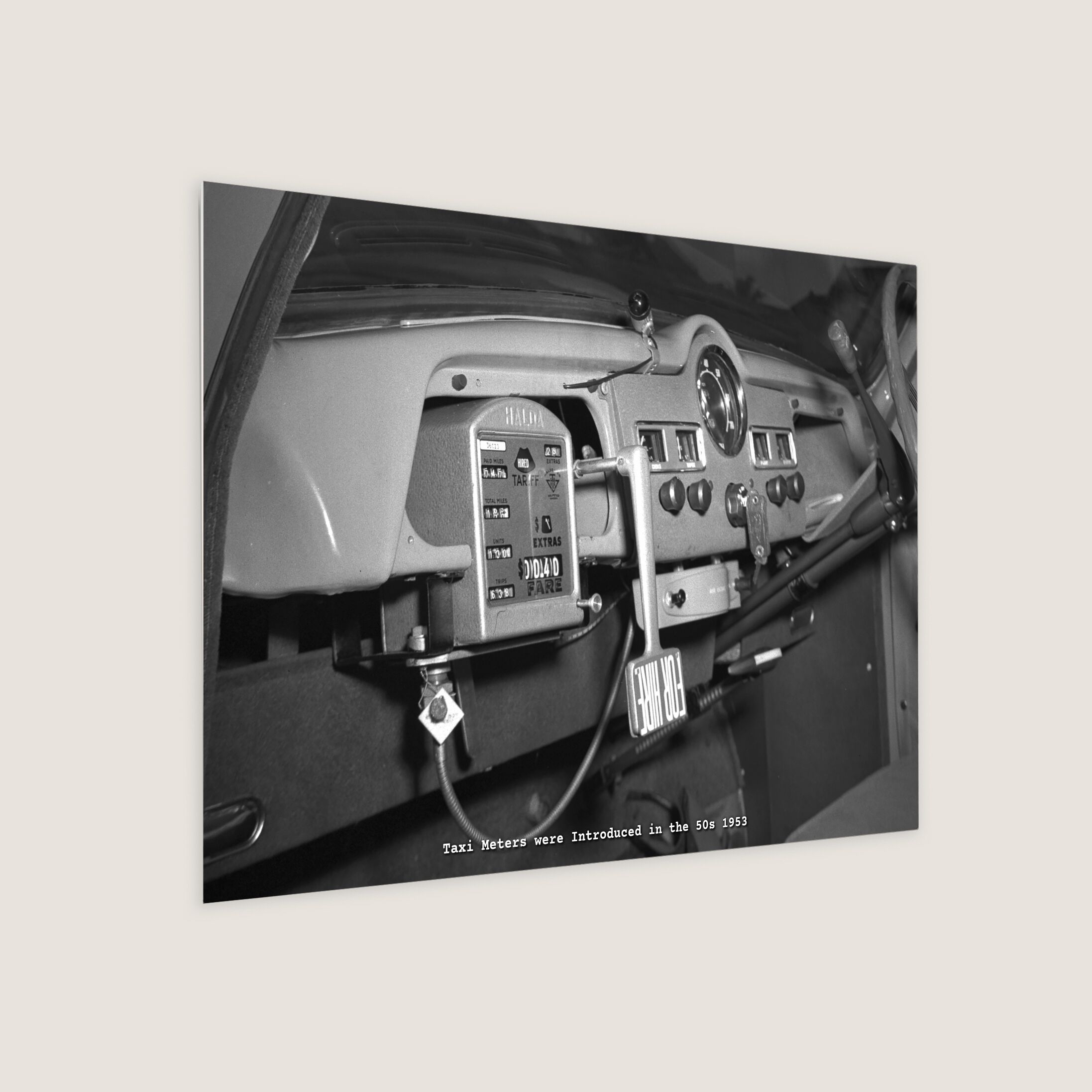 Taxi Meters were Introduced in the 50s 1953-My Sg Memories