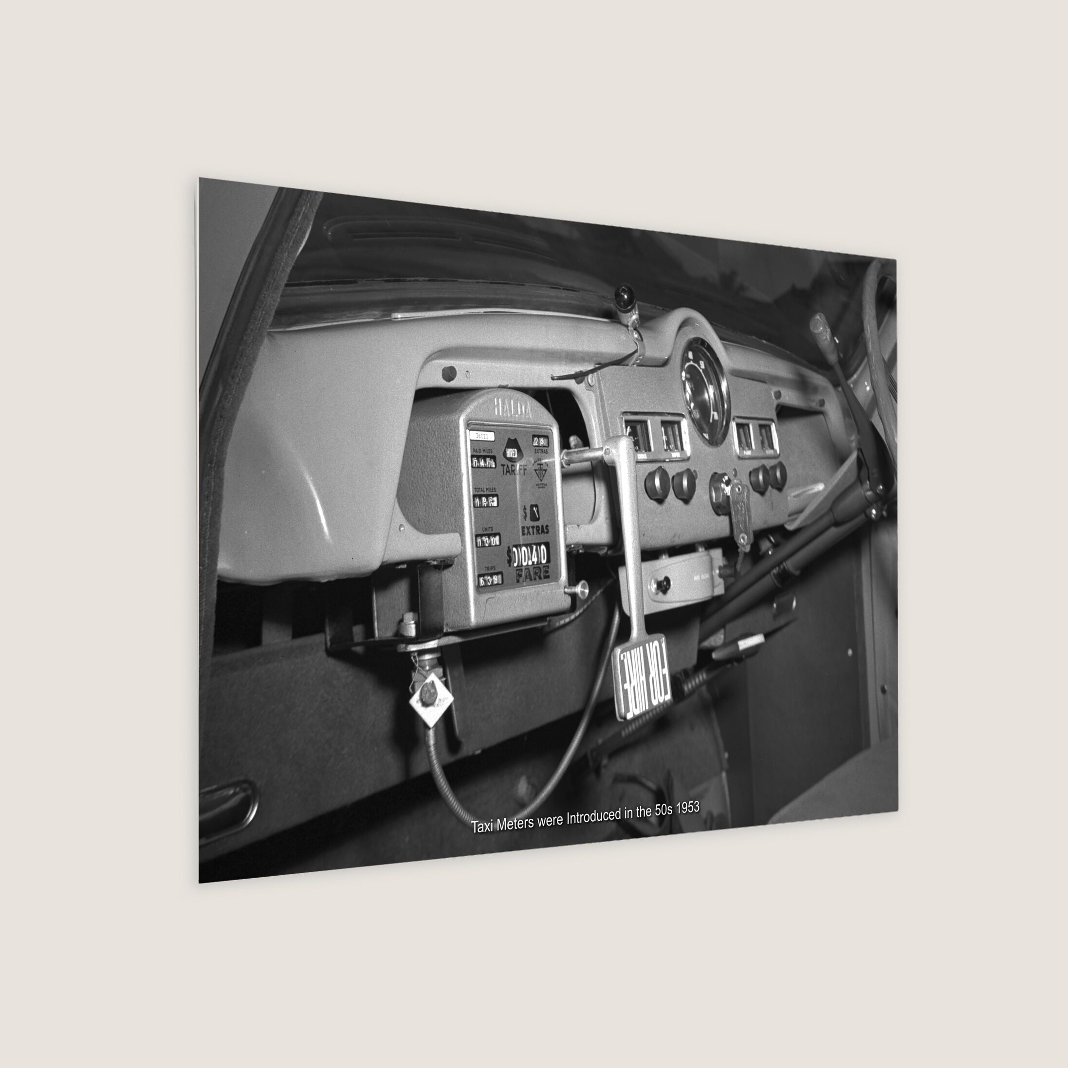 Taxi Meters were Introduced in the 50s 1953-My Sg Memories