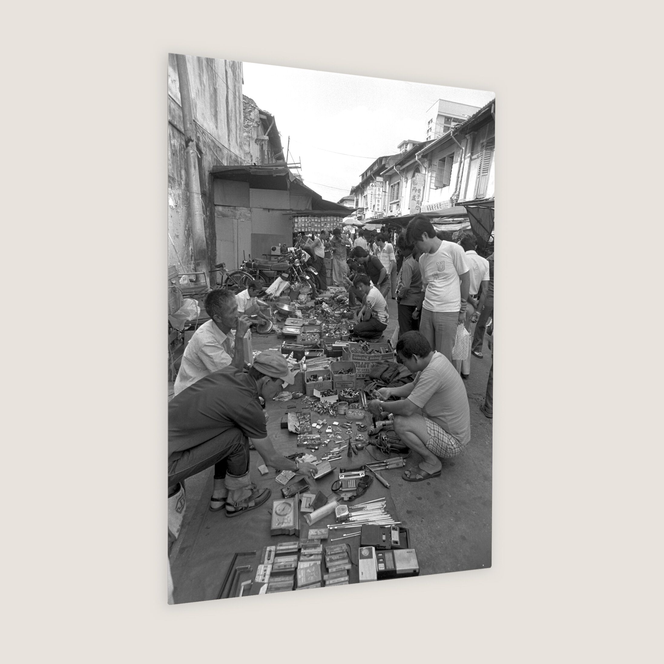 Peddling Wares at Sungei Road Flea Market 1982-My Sg Memories
