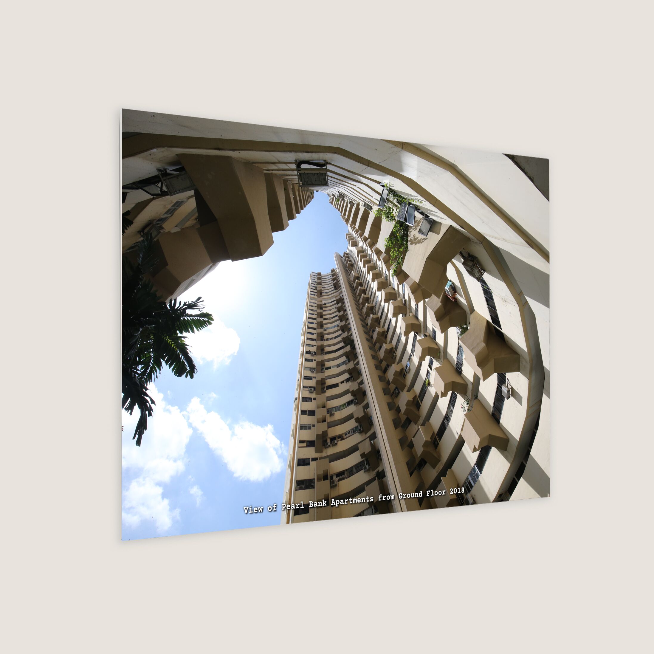 View of Pearl Bank Apartments from Ground Floor 2018