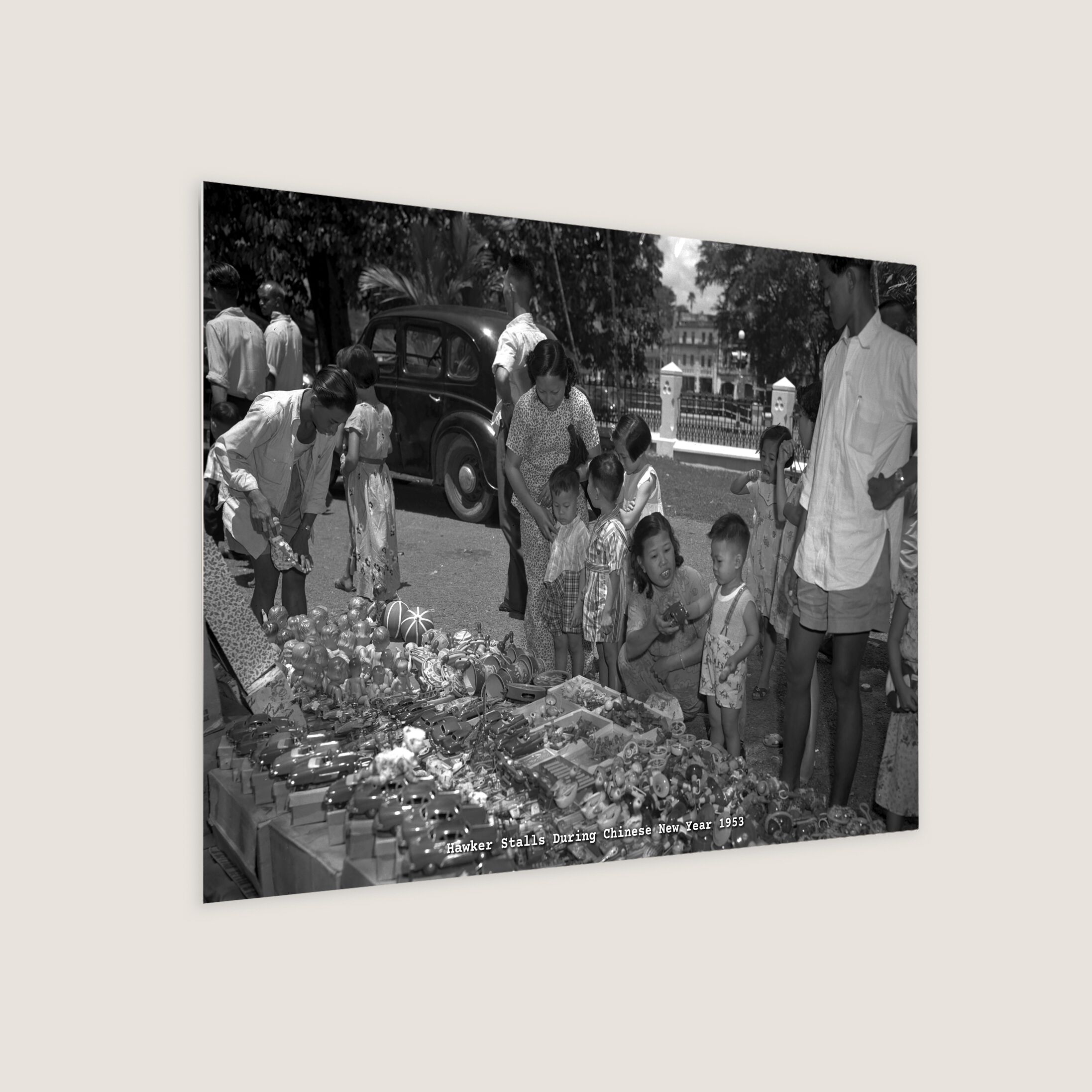 Hawker Stalls During Chinese New Year 1953-My Sg Memories