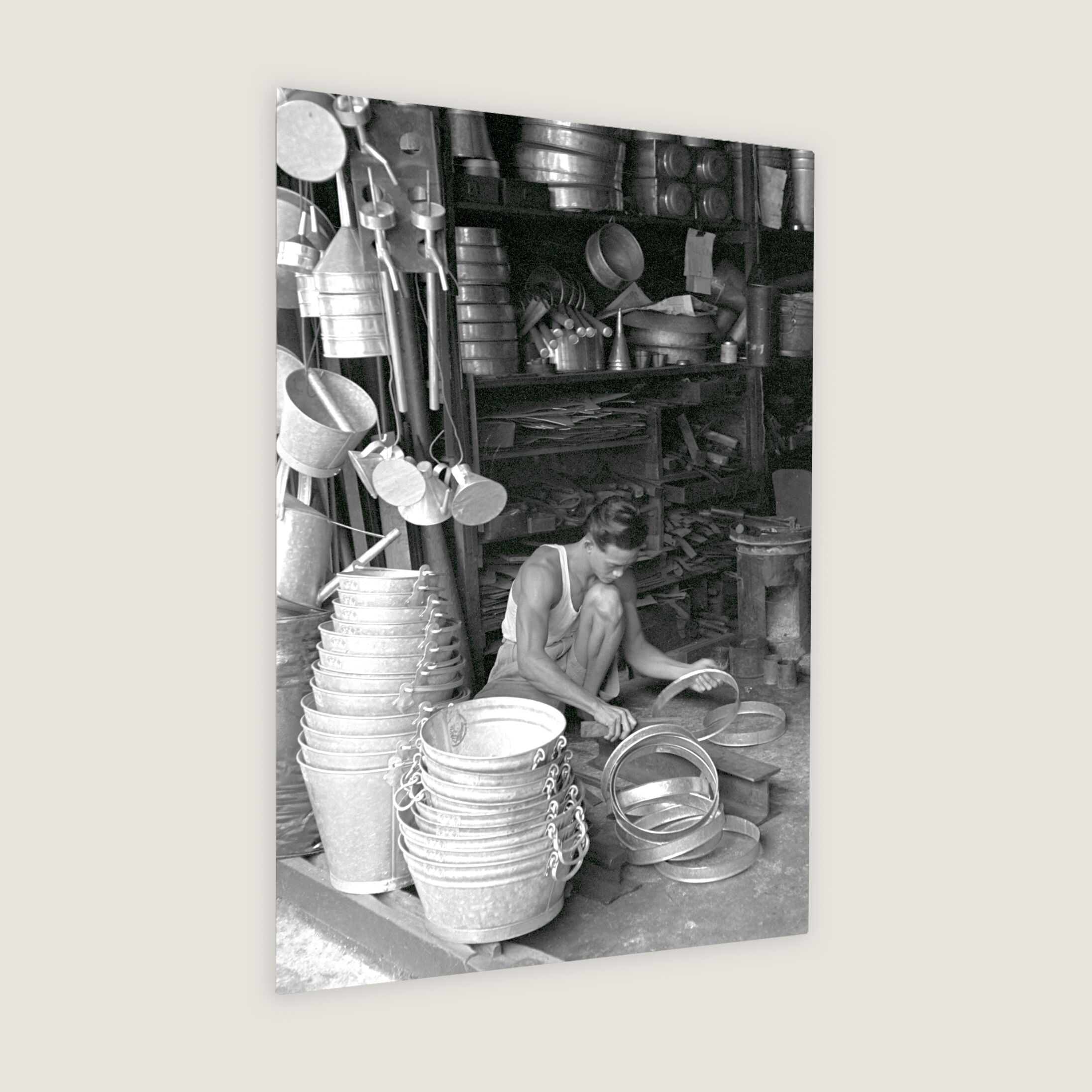 A Tinsmith Shop on Temple Street 1953-My Sg Memories
