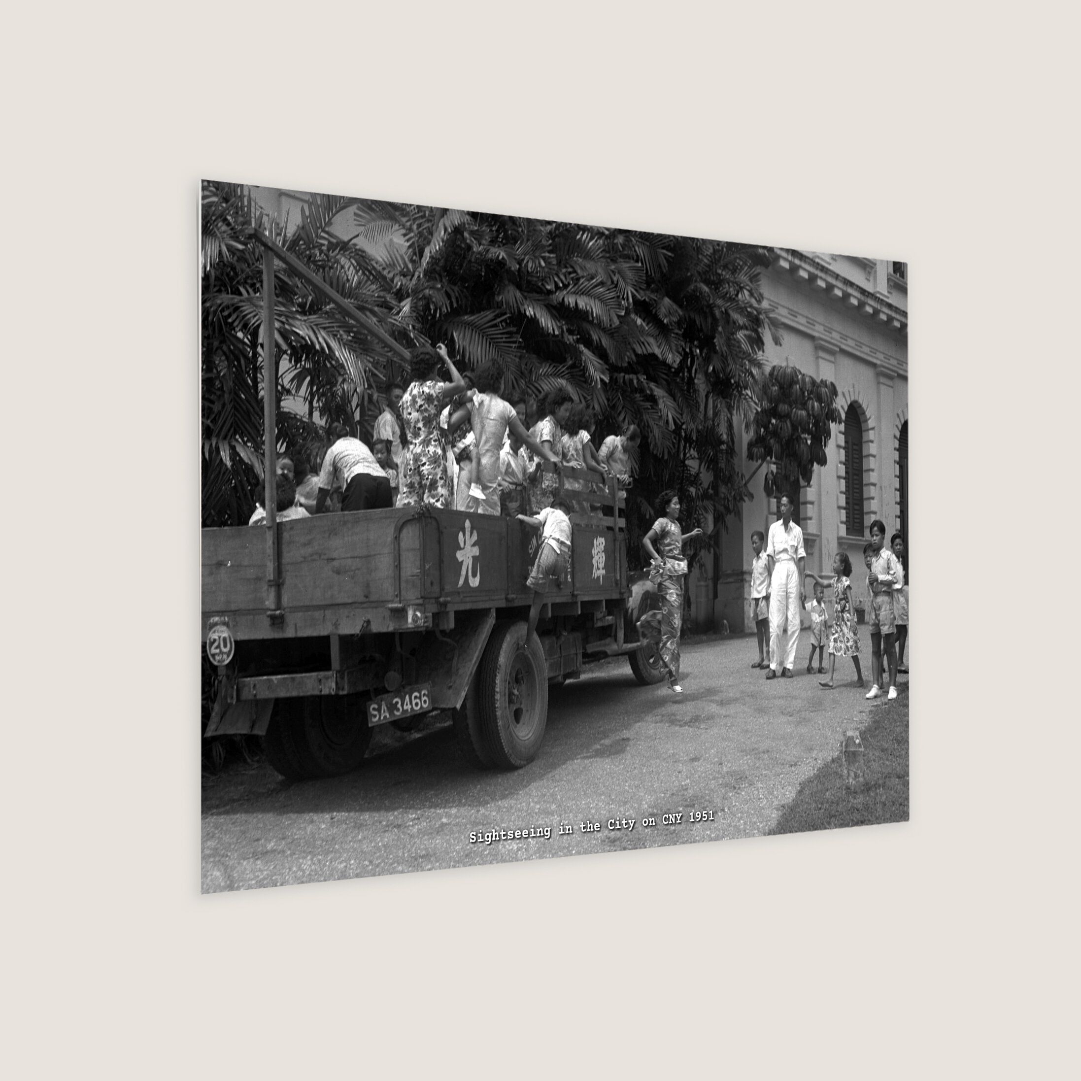 Sightseeing in the City on CNY 1951-My Sg Memories
