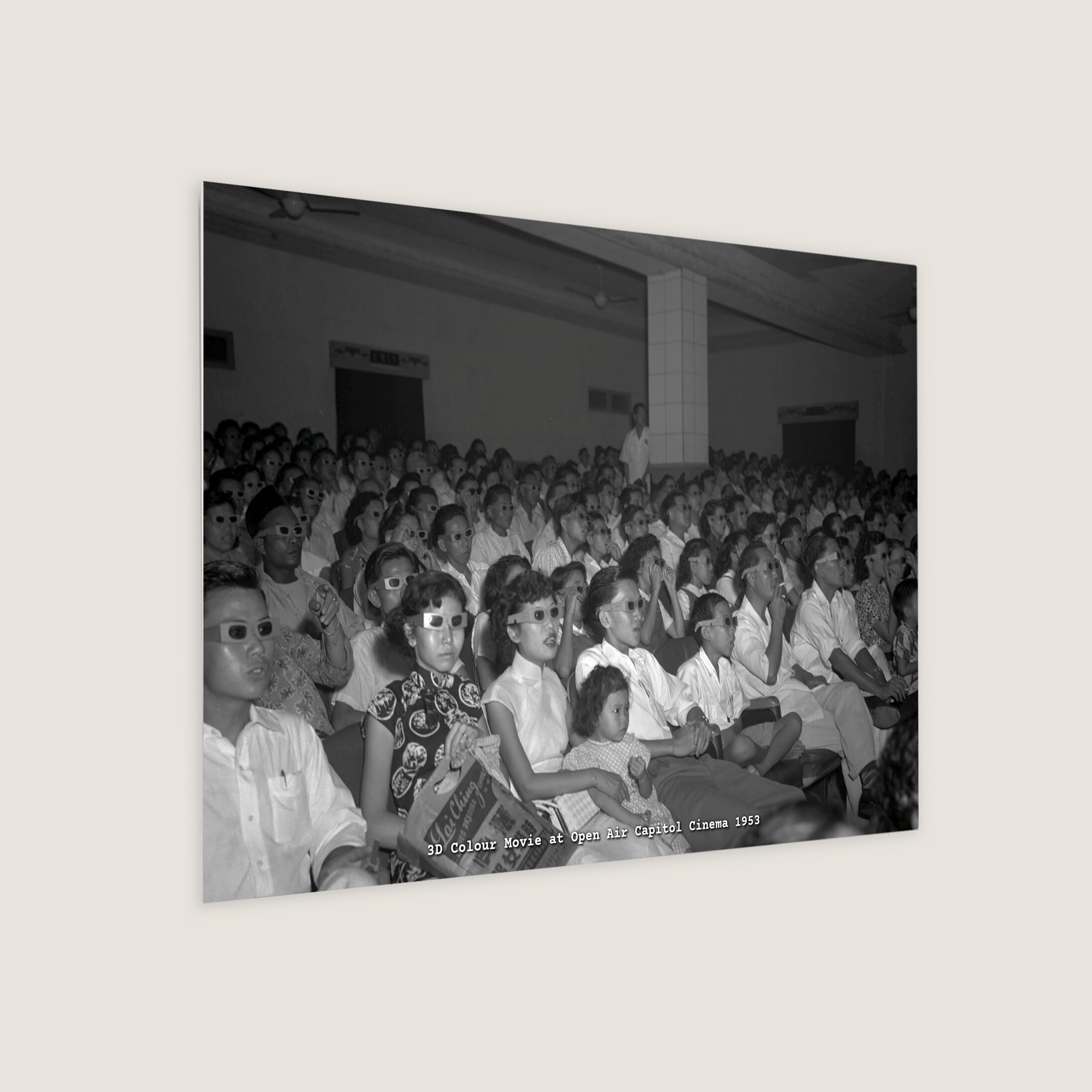 3D Colour Movie at Open Air Capitol Cinema 1953