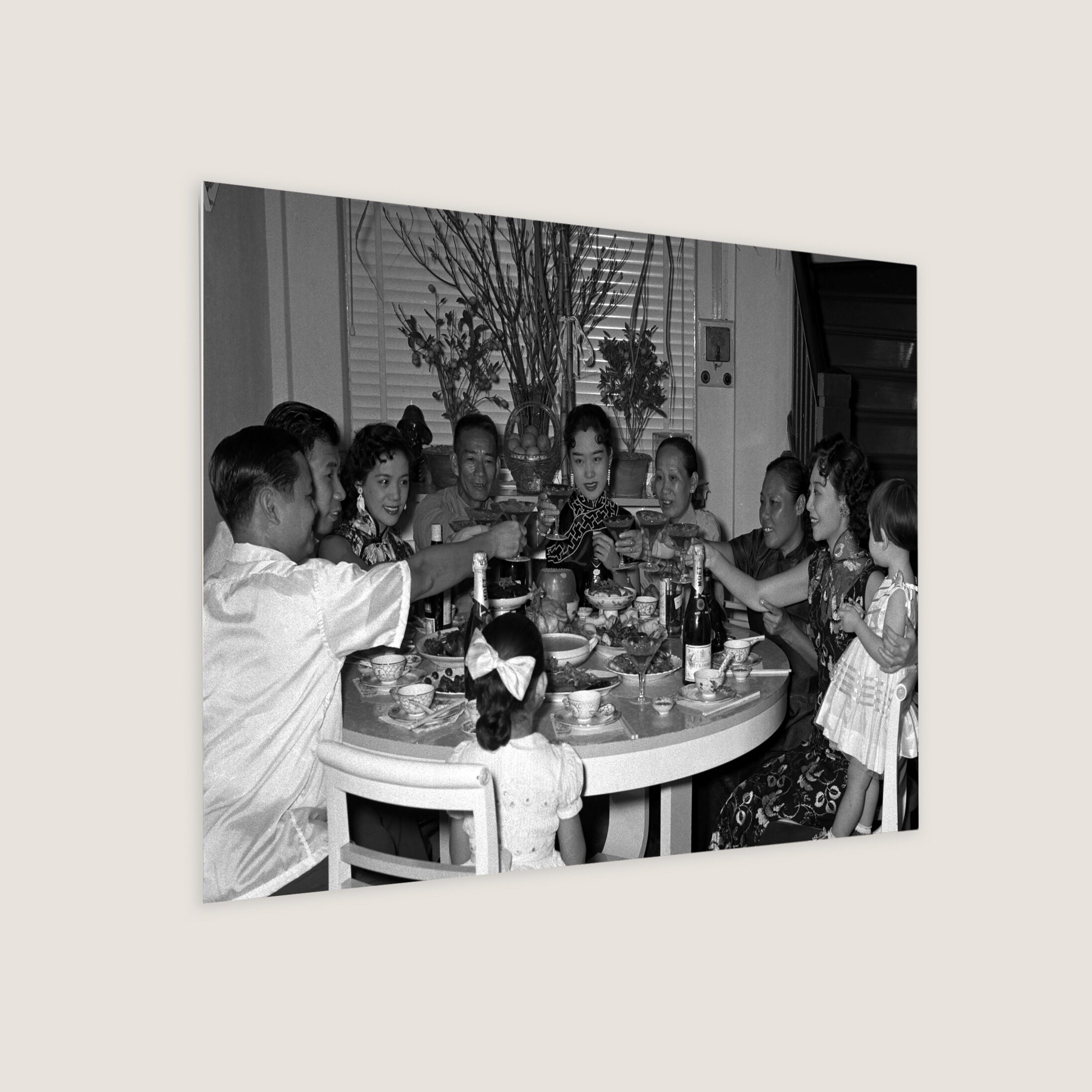 Reunion Dinner on Chinese New Year Eve 1957-My Sg Memories