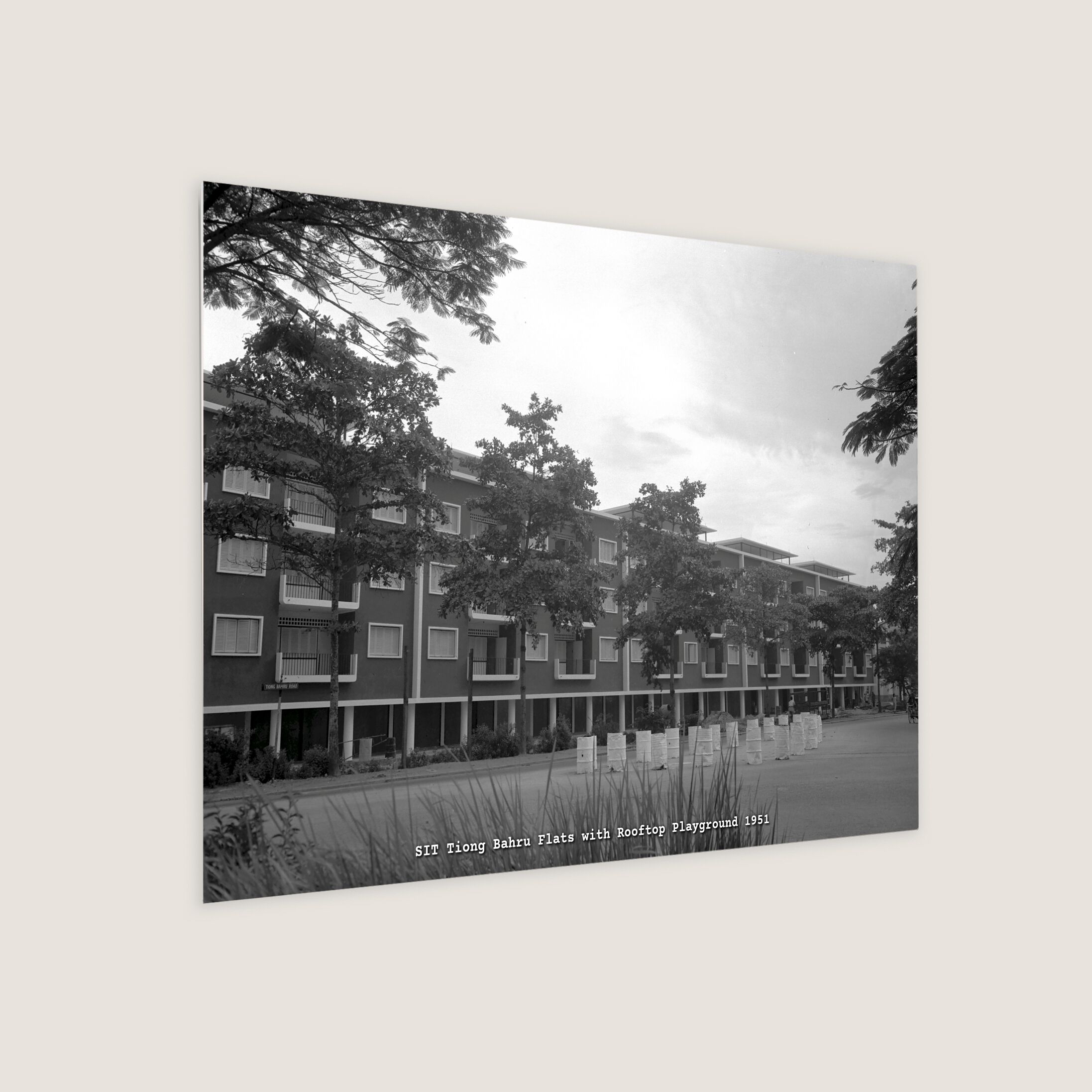 SIT Tiong Bahru Flats with Rooftop Playground 1951-My Sg Memories