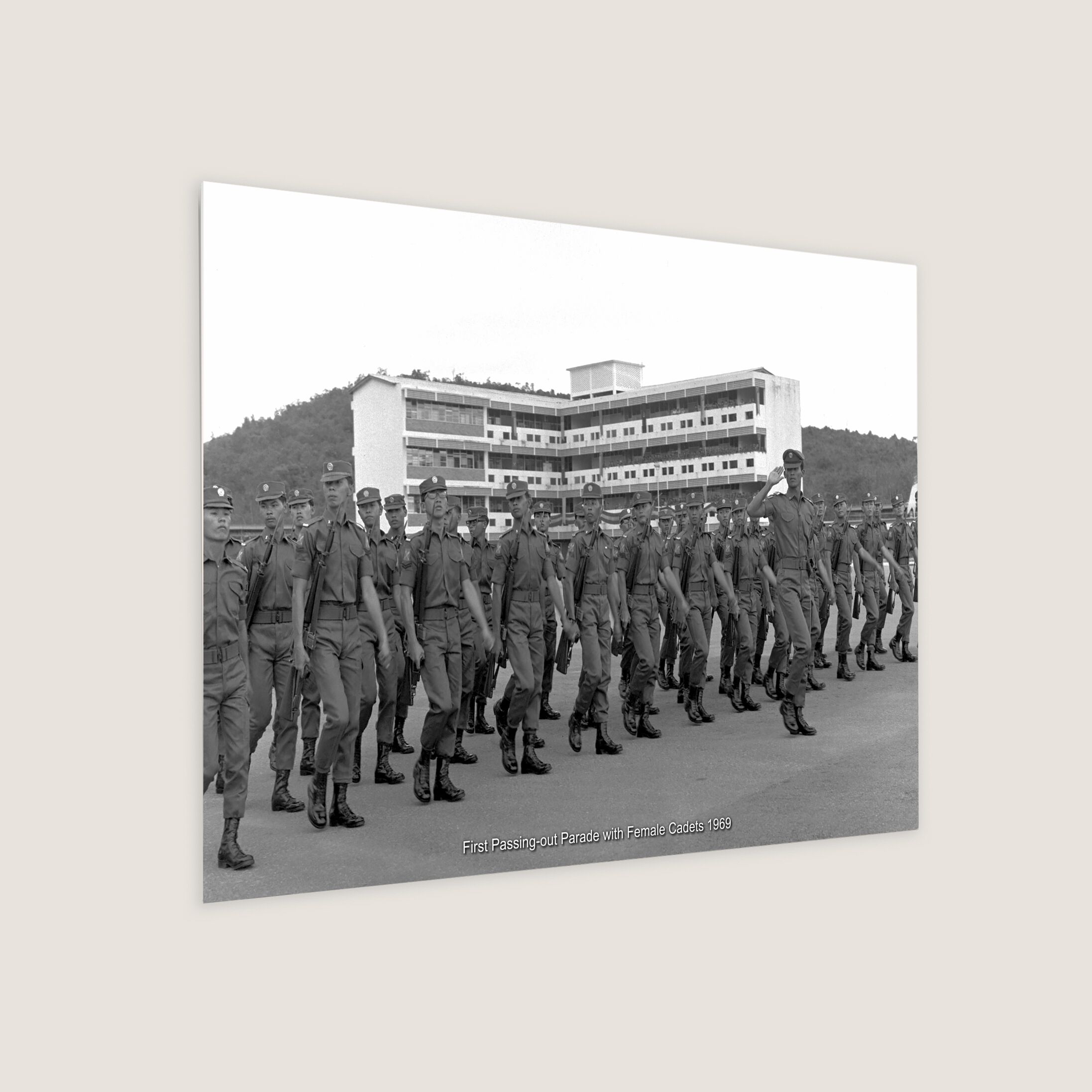 First Passing-out Parade with Female Cadets 1969-My Sg Memories