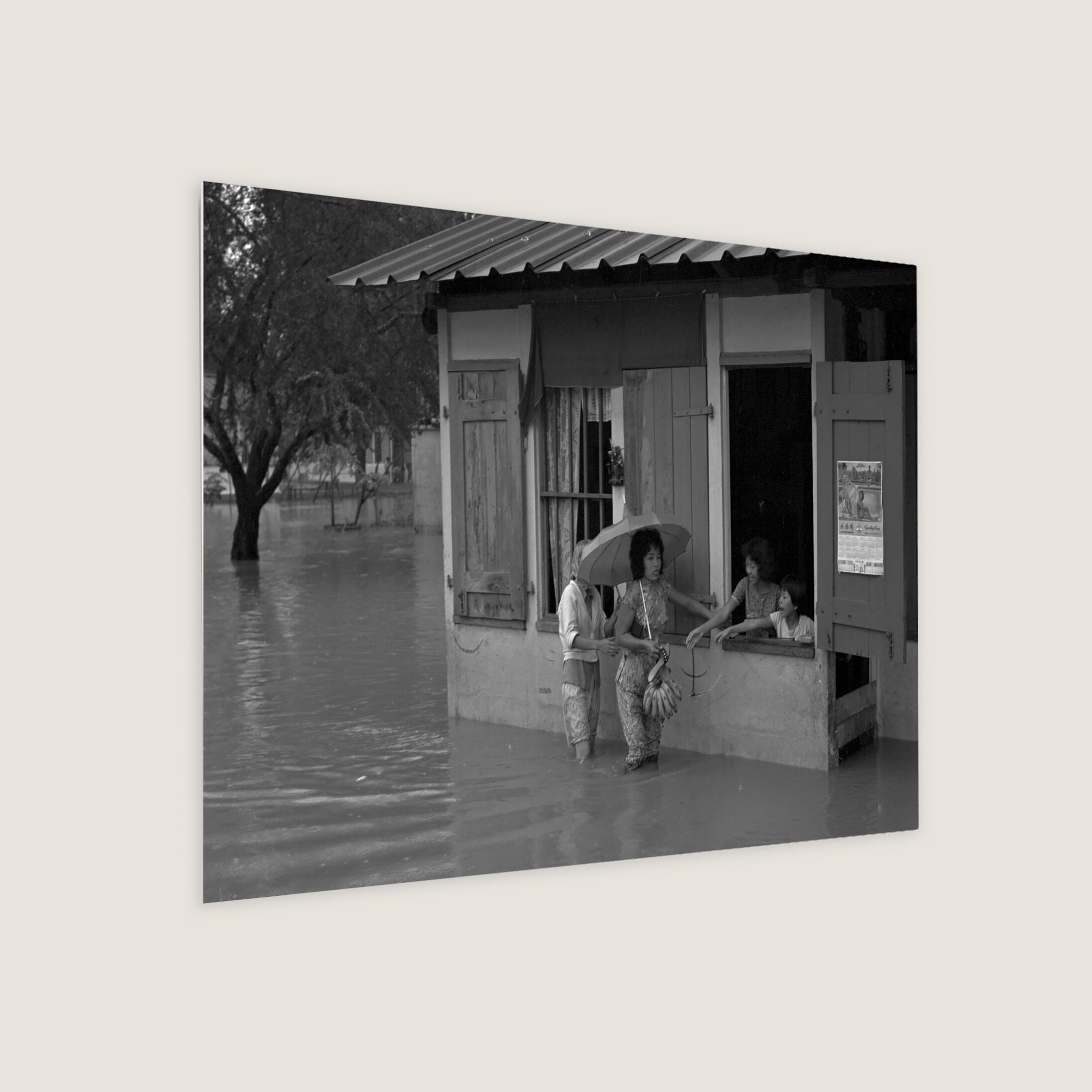 Floods Along Whampoa River 1964-My Sg Memories