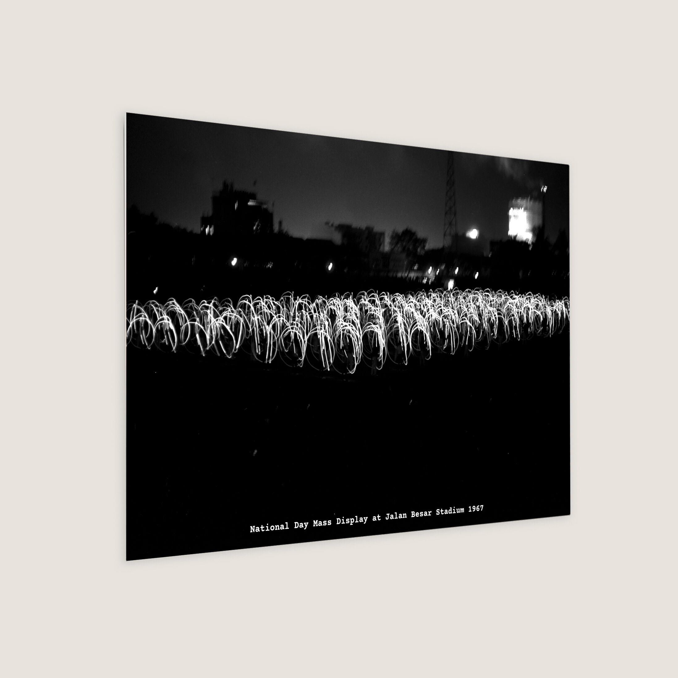 National Day Mass Display at Jalan Besar Stadium 1967 Metal Panel