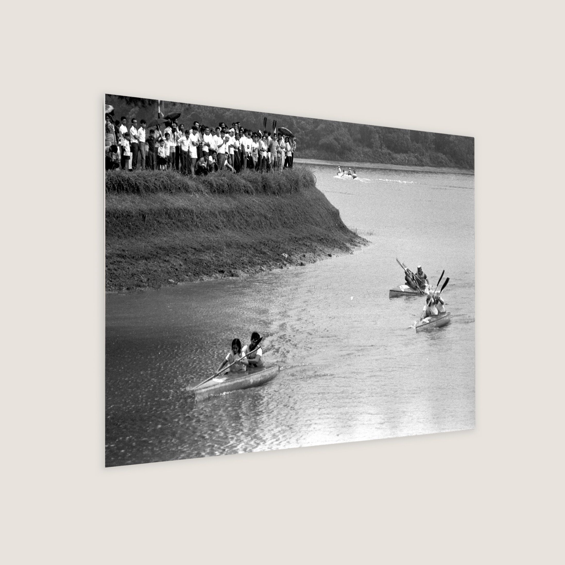 Music and Canoeing Carnival for National Day 1972 Metal Panel
