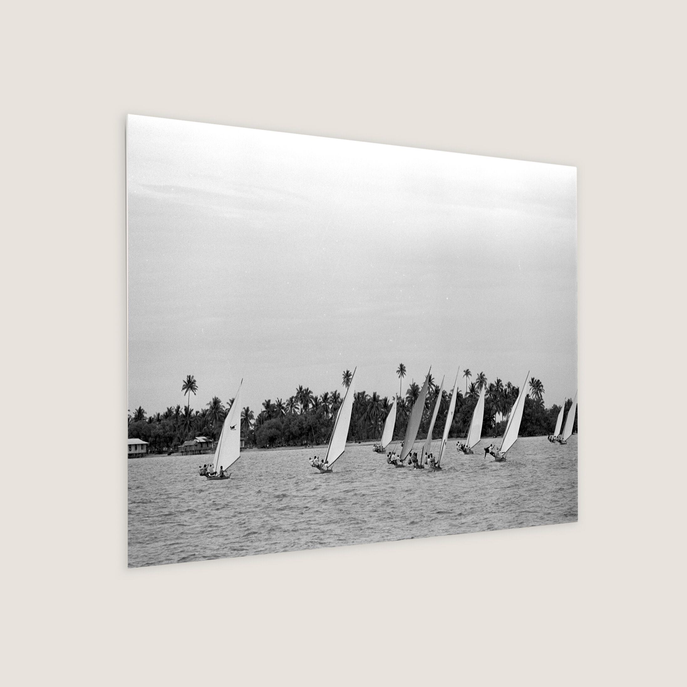 Celebrating National Day in Southern Islands 1975 Metal Panel